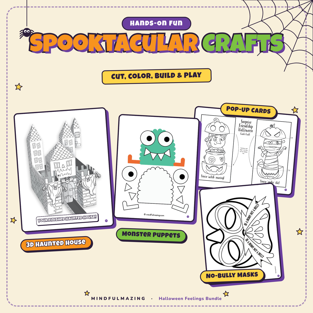 Halloween Feelings & Coping Skills Bundle