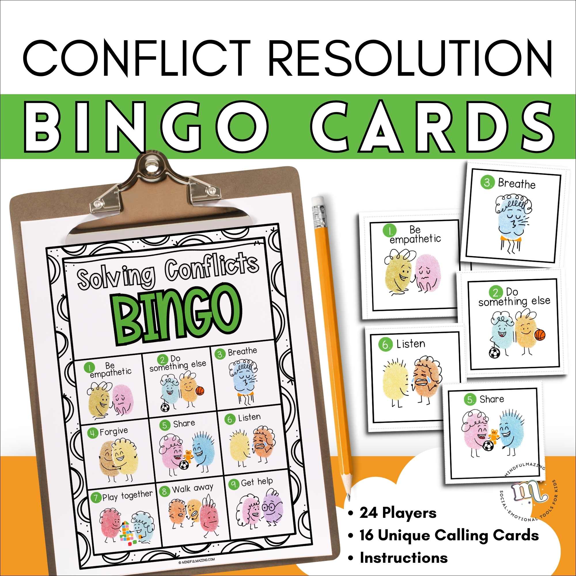 Conflict Resolution BINGO Game