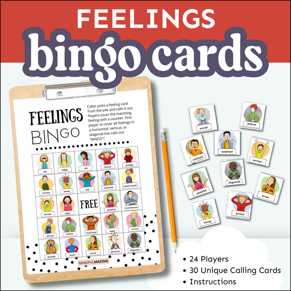 Feelings Bingo (PDF) Ages 3+