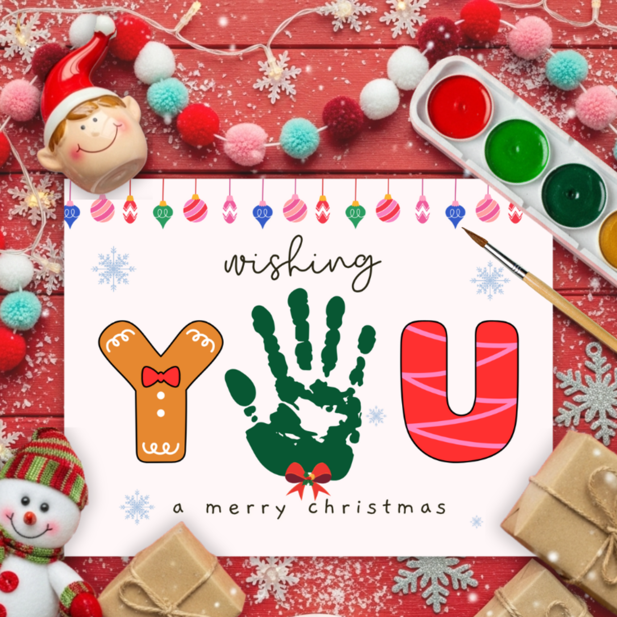 Christmas Handprint Craft