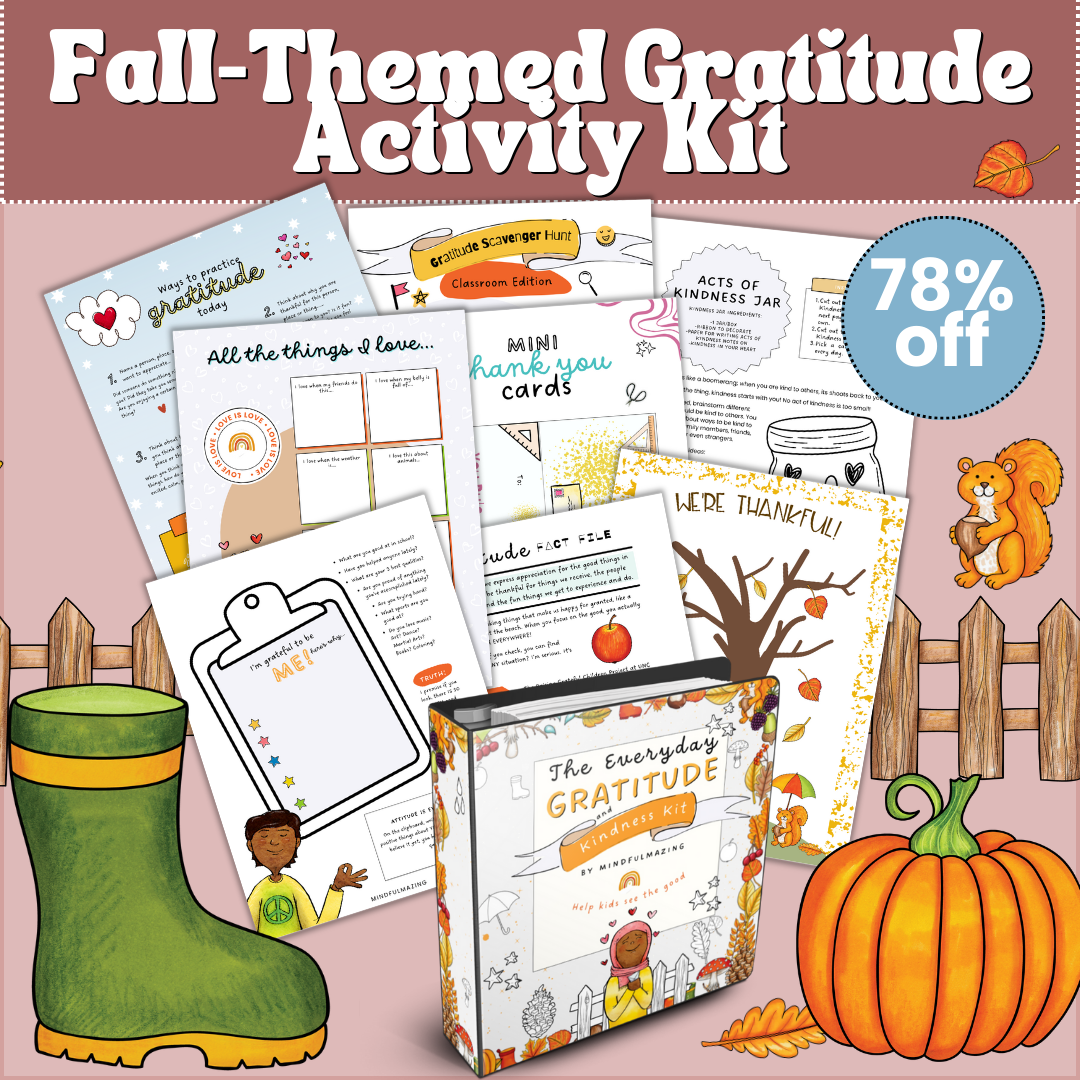 Fall-Themed Gratitude & Kindness Kit (Reg $38 on for $13)