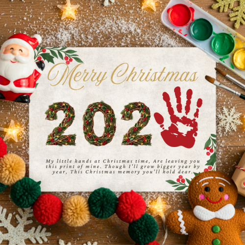 Christmas Wishes Handprint Craft