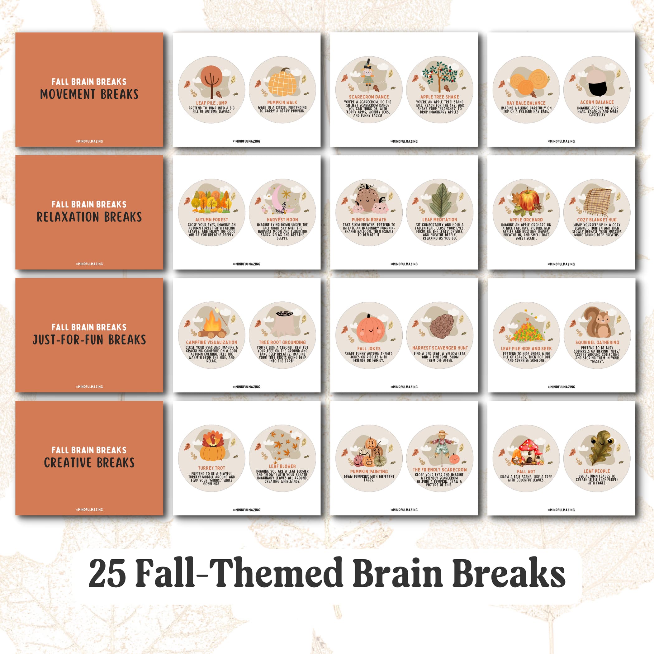 Fall-themed Brain Breaks