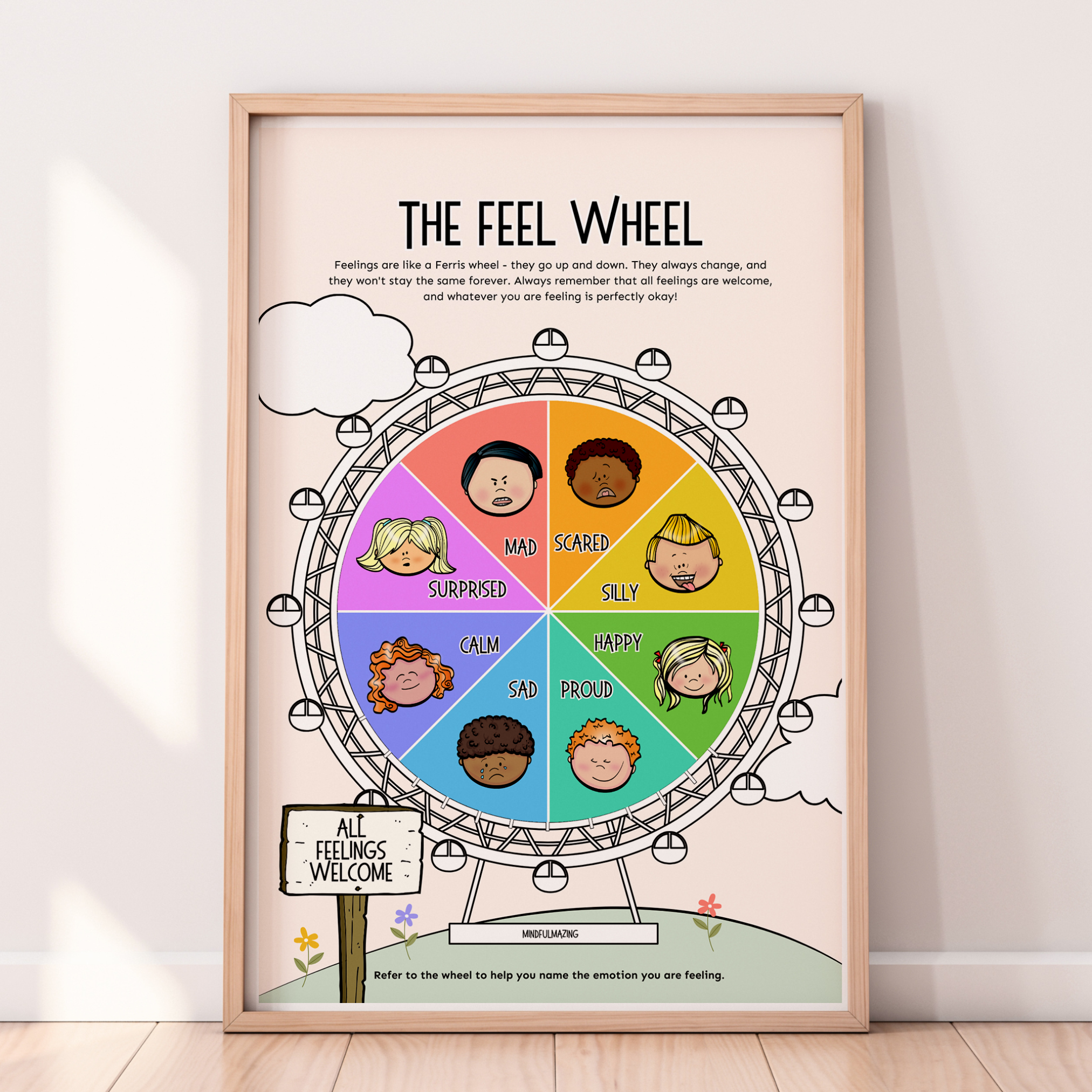 Wheel of Feelings (PDF) Ages 2 to 5