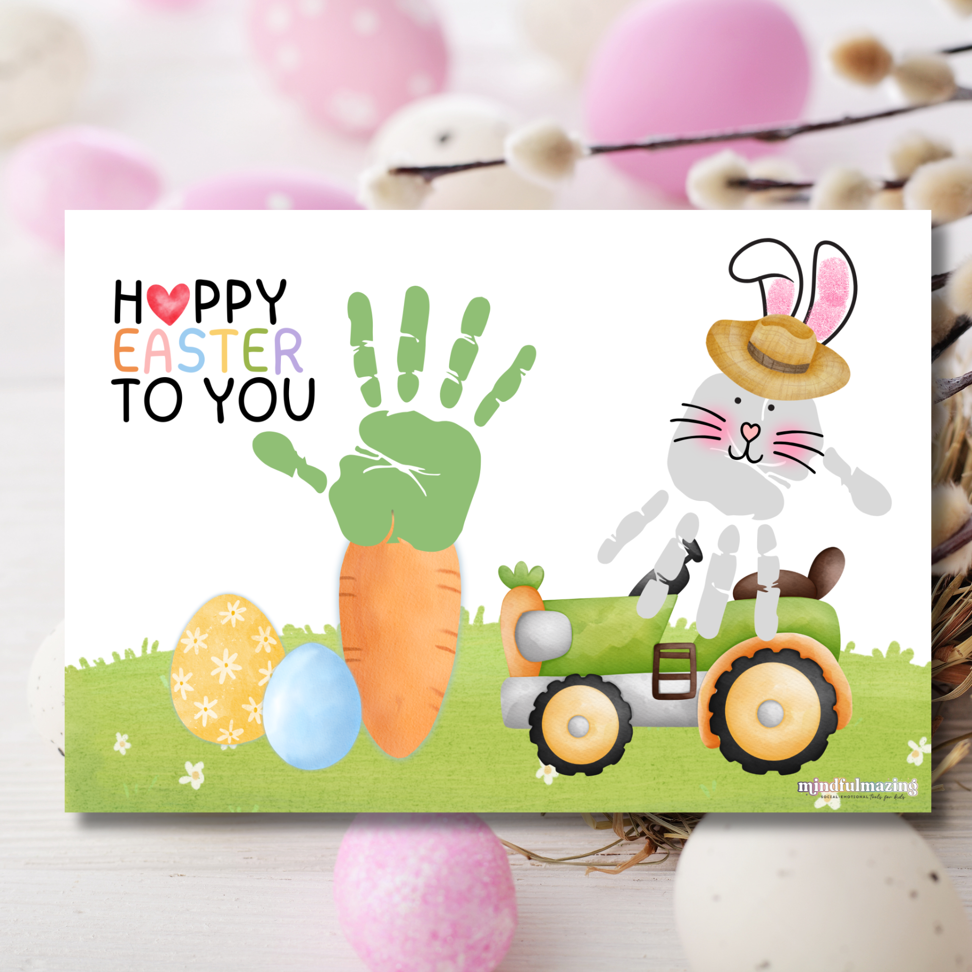 Easter Garden Handprint Craft