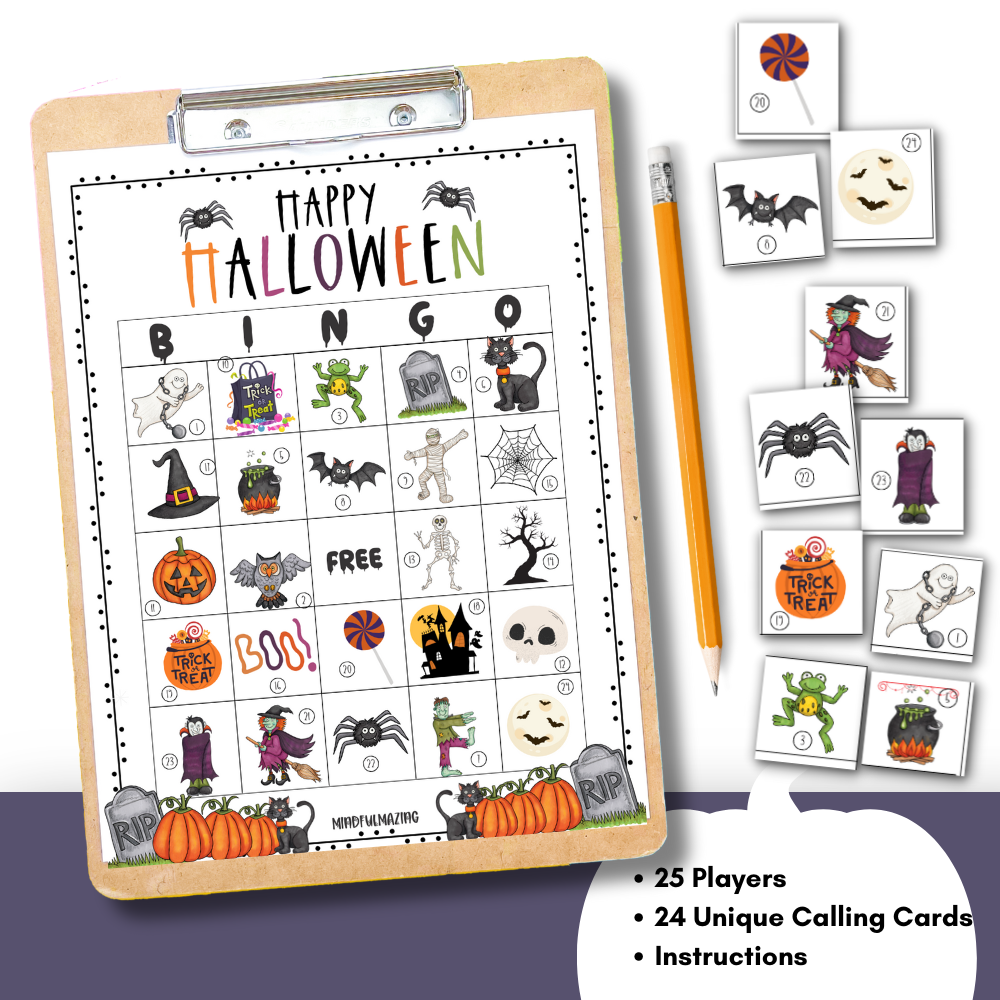 Halloween Bingo [25 Cards]