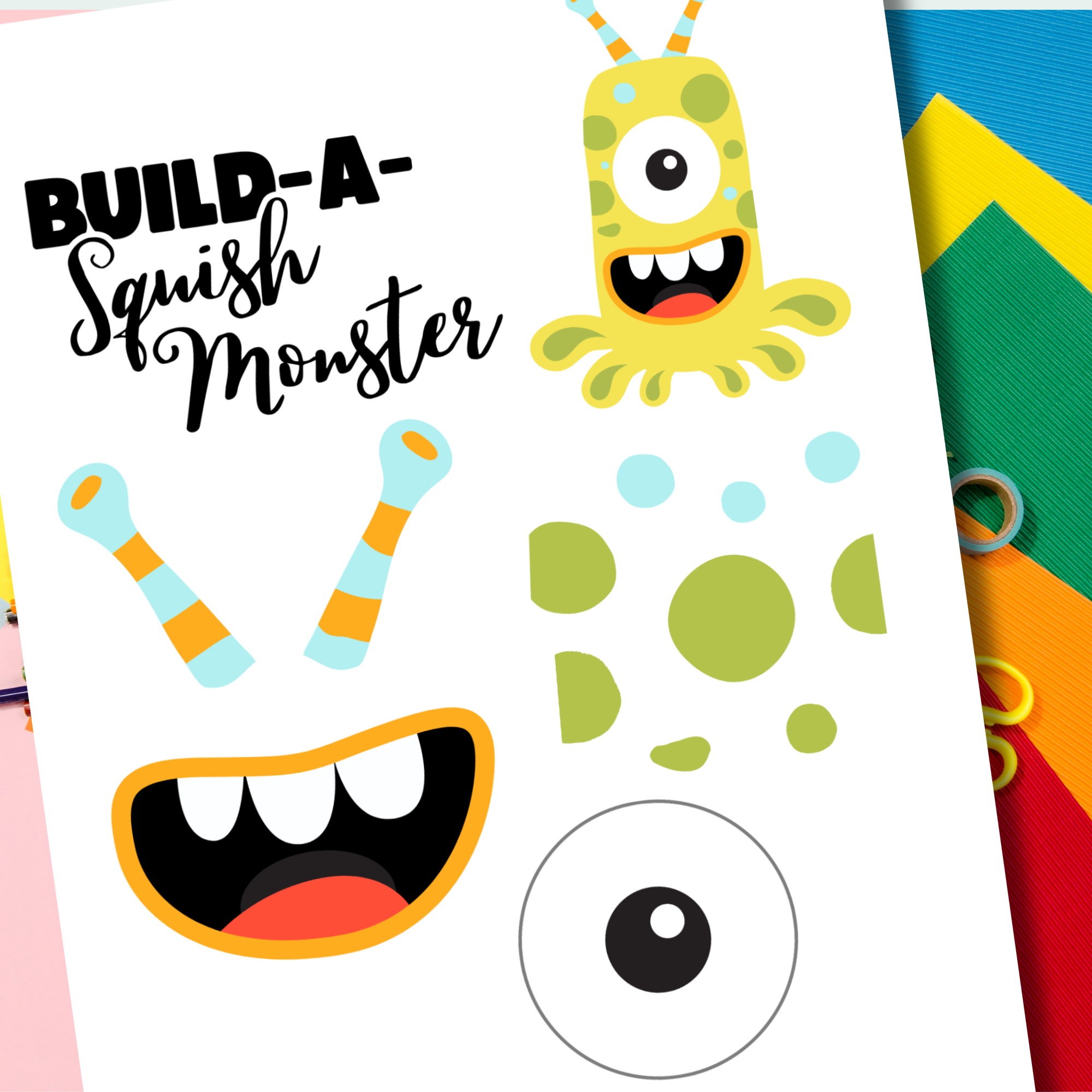 Build a Squish Monster Craft