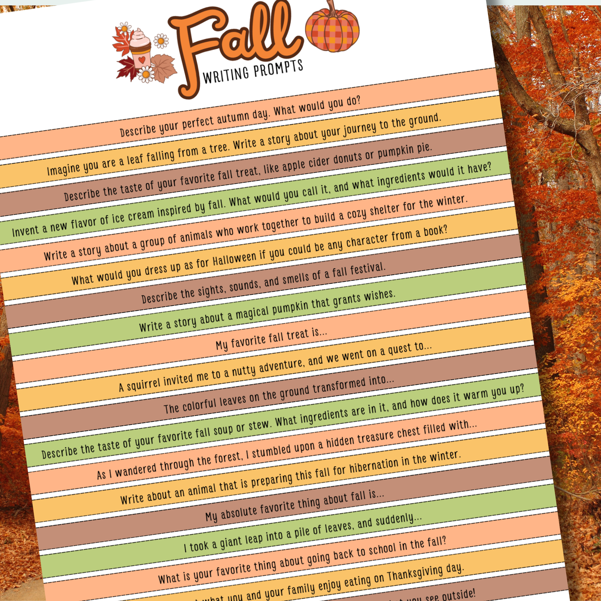 Fall Writing Prompts