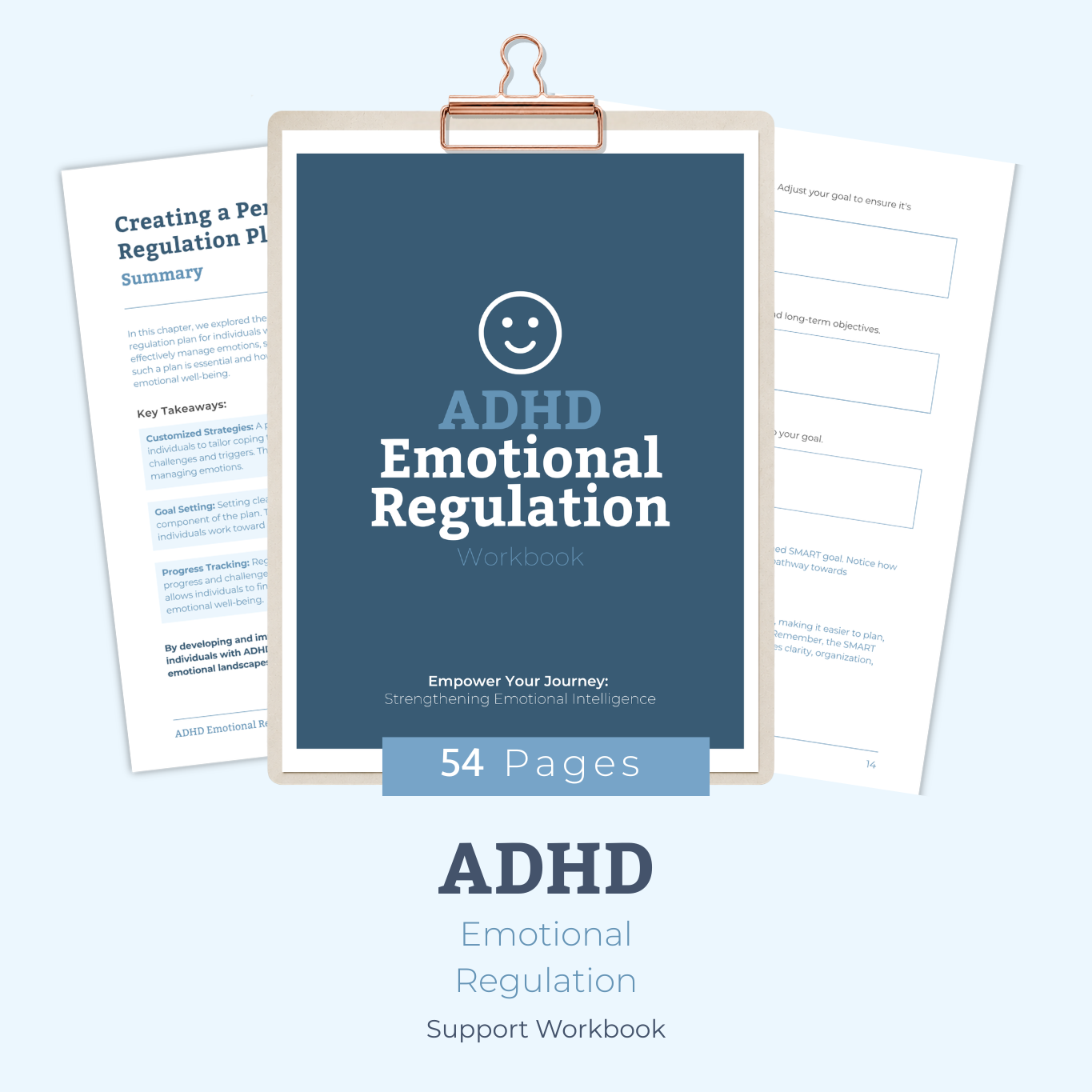 ADHD Emotional Regulation Workbook