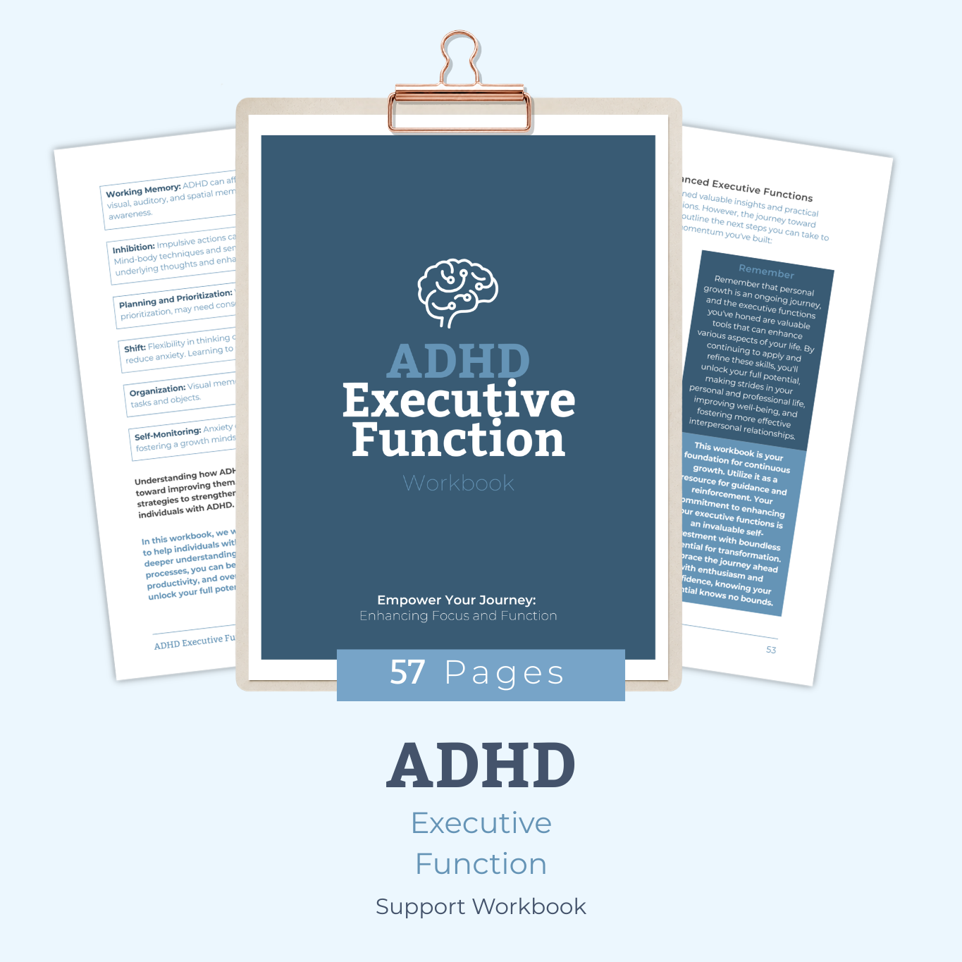 ADHD Executive Function Workbook