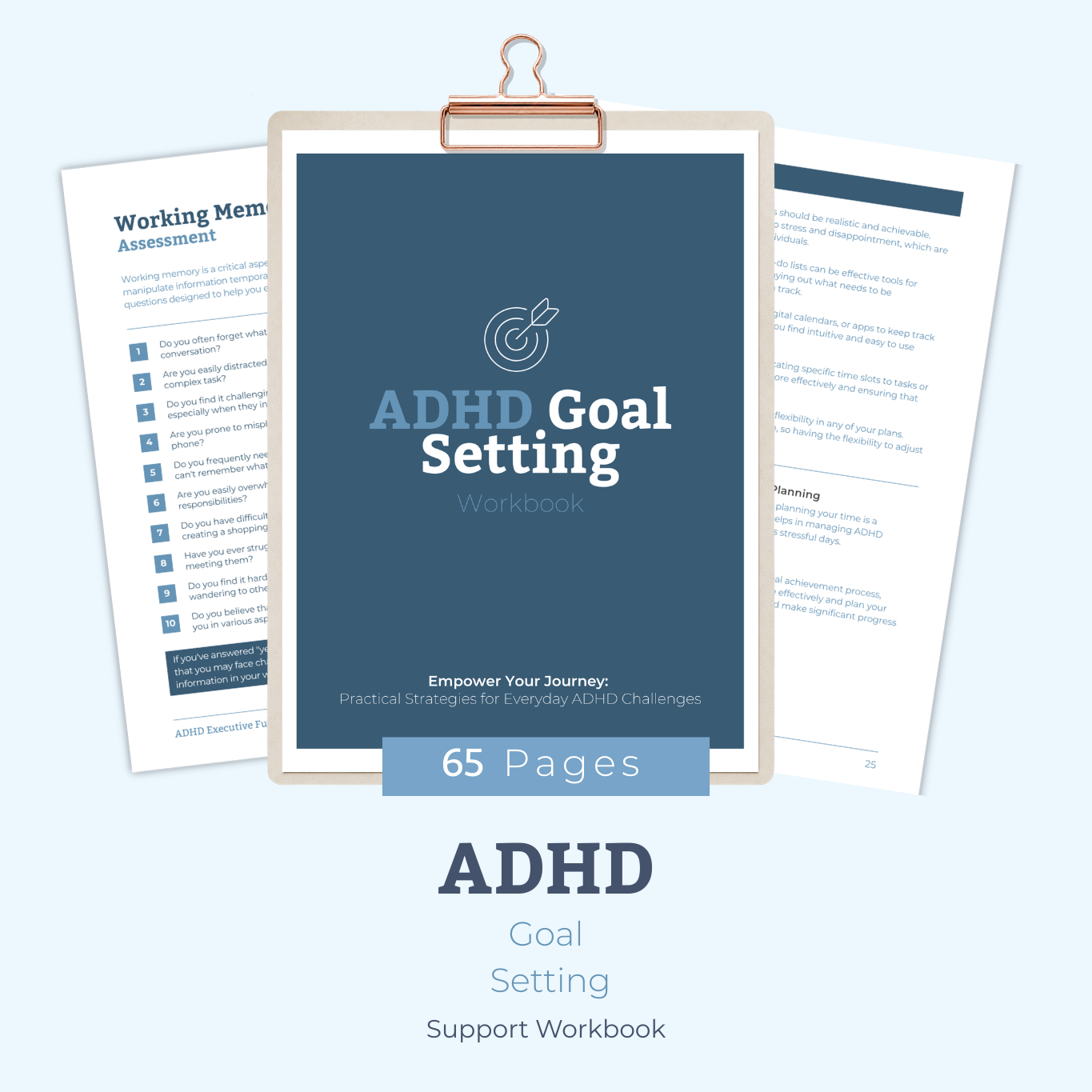 ADHD Goal Setting Workbook