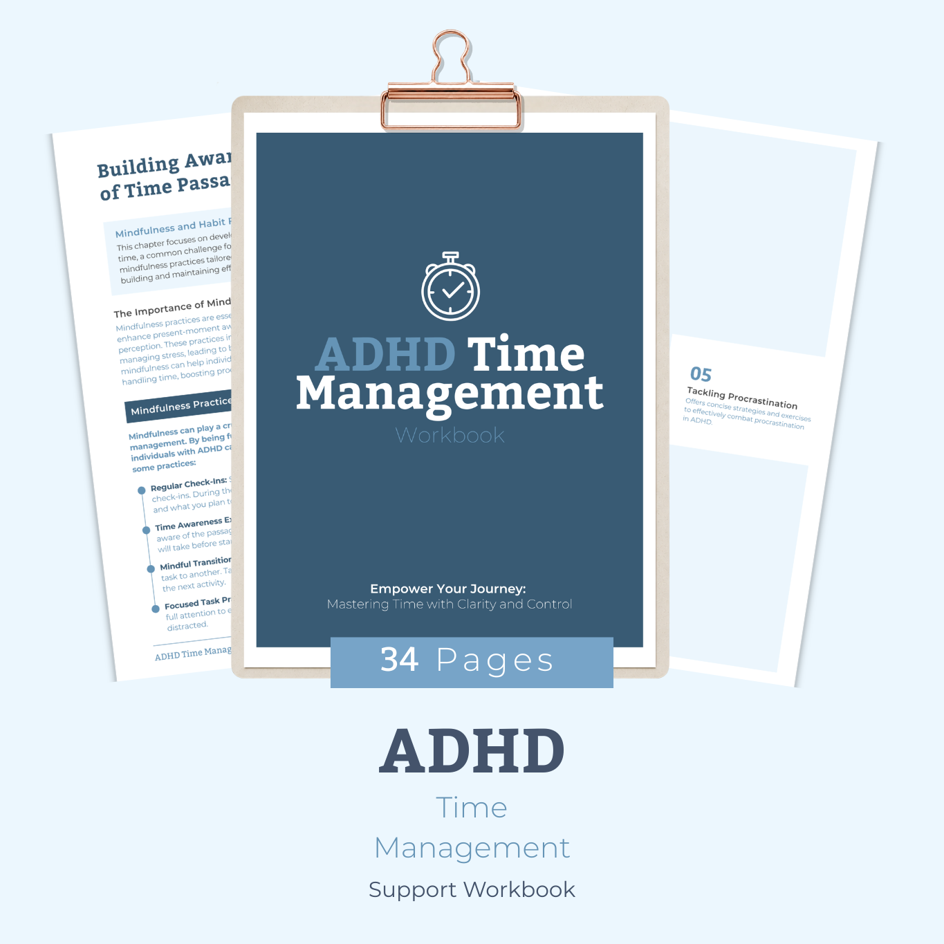 ADHD Time Management Workbook