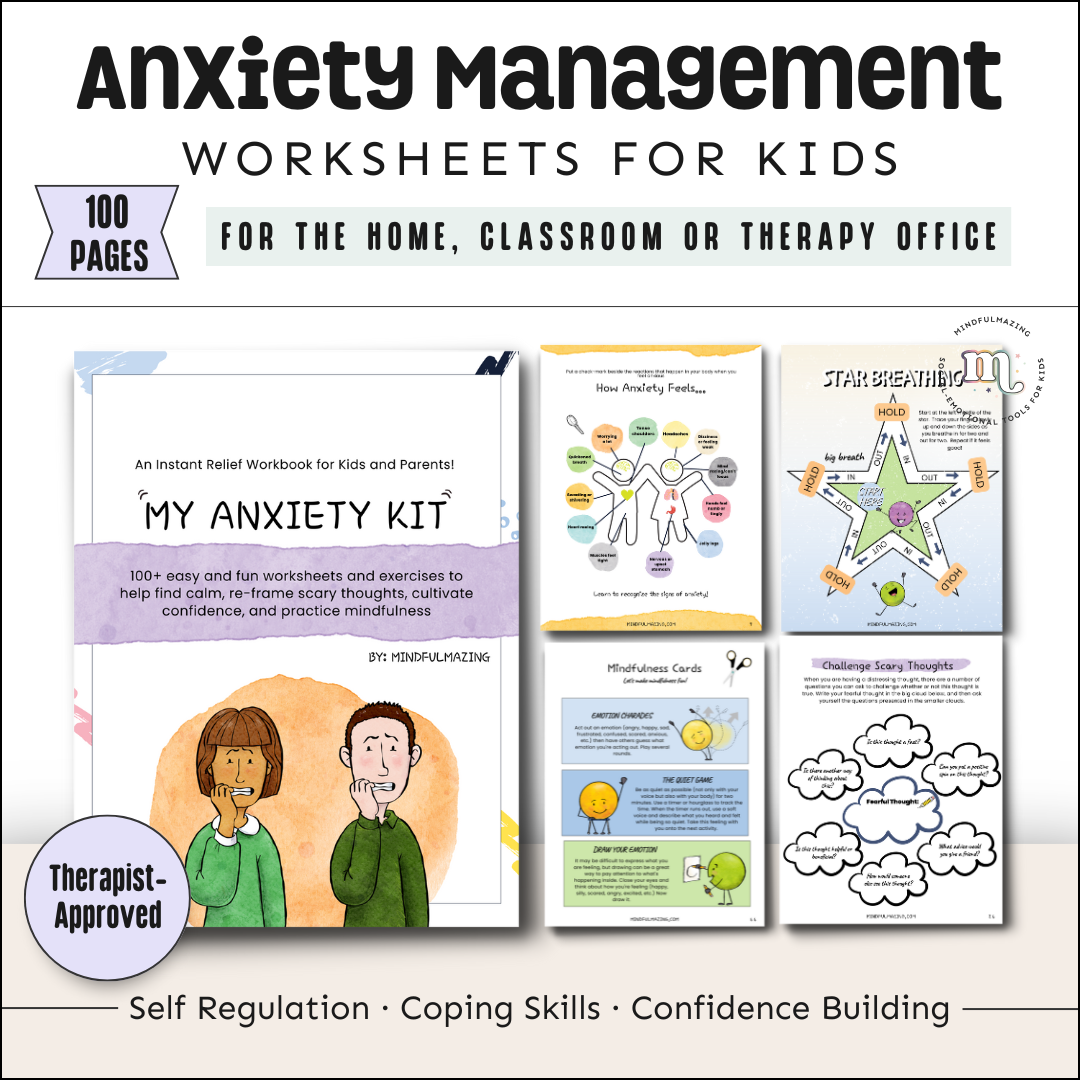 Anxiety Kit for Kids PDF (ages 4 - 11)