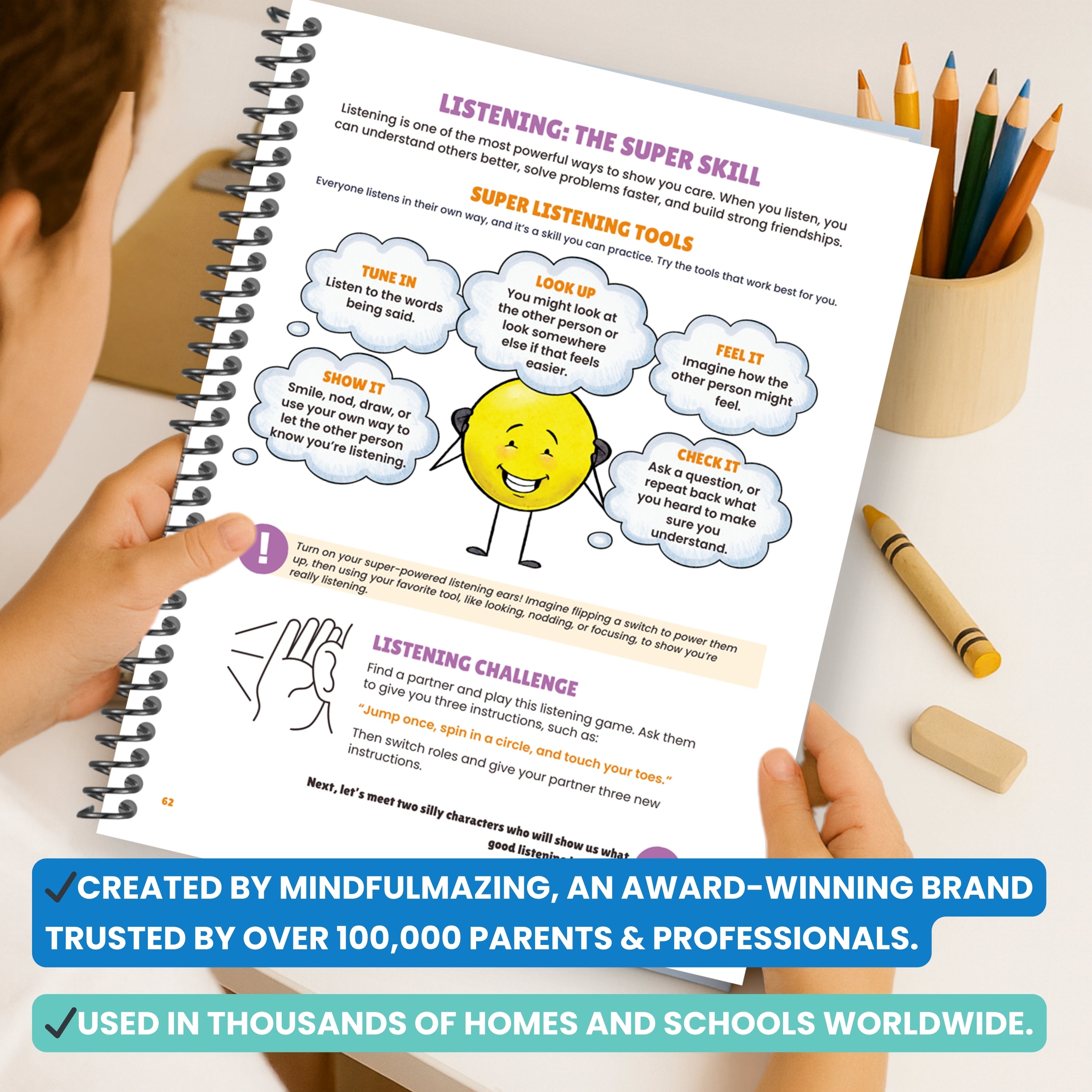 The Mega Emotions Workbook: Emotional Regulation Workbook for Kids (Ages 6–11)