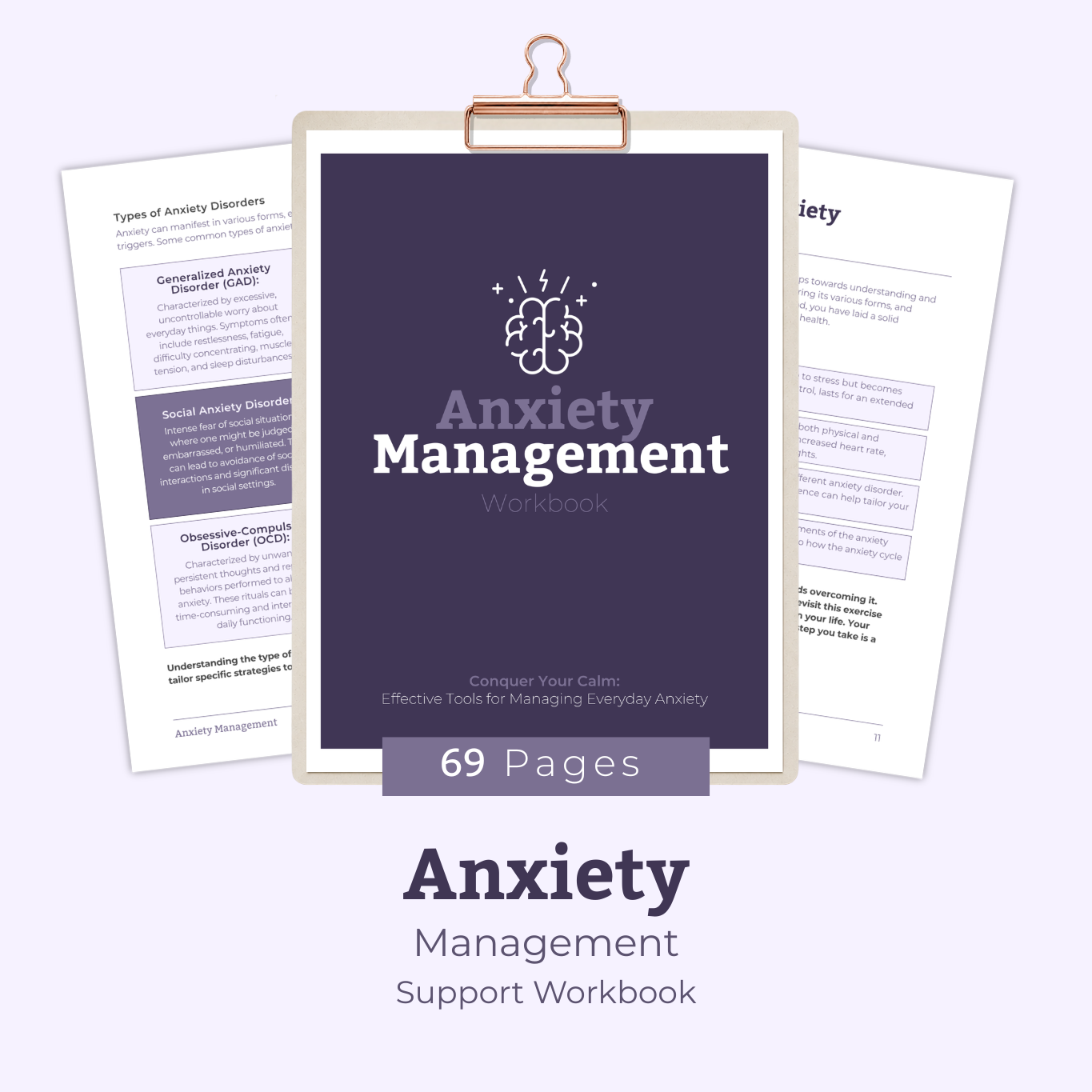 Anxiety Management Workbook