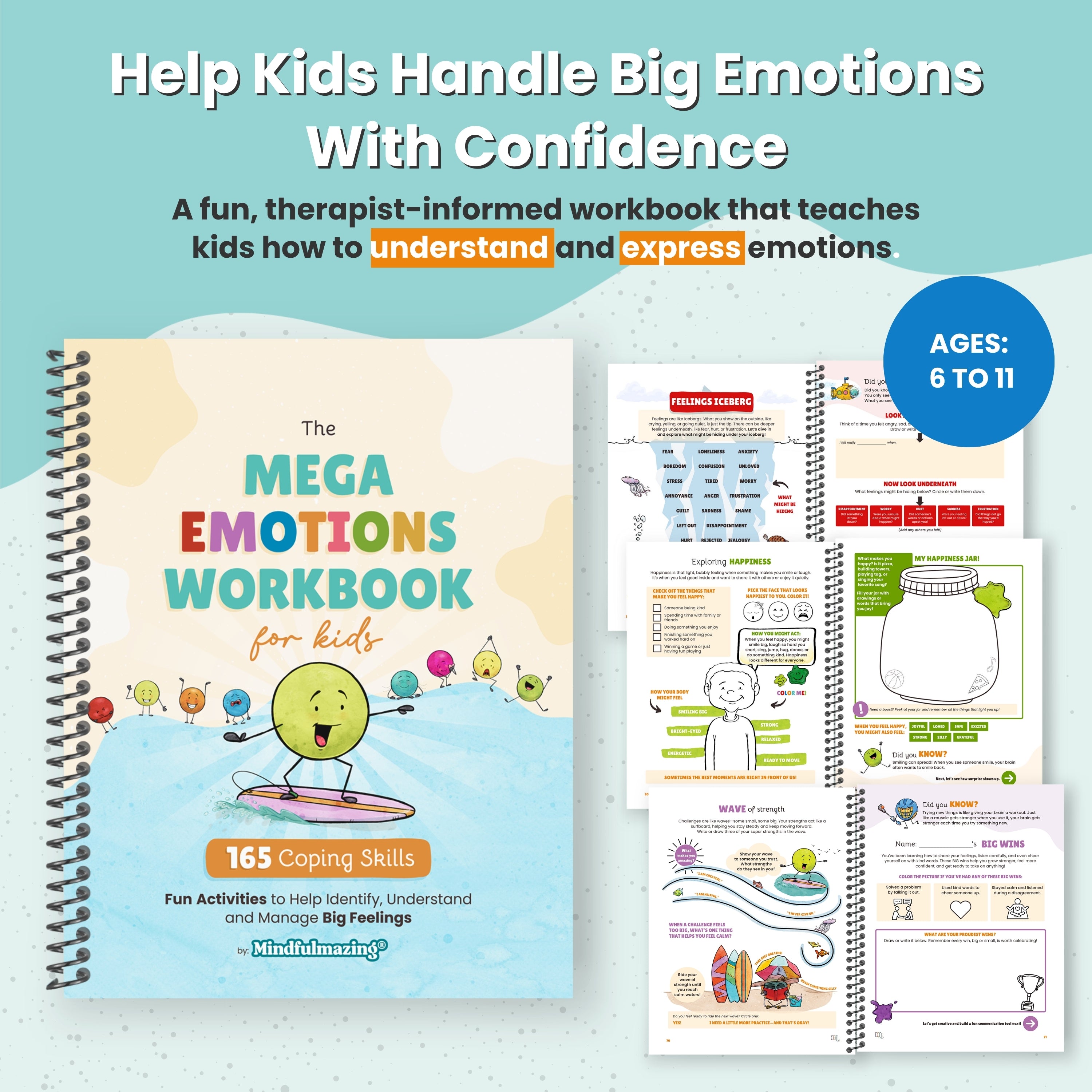 Kids Mega Emotions Bundle (Workbook + Guides + Bonus Tools)