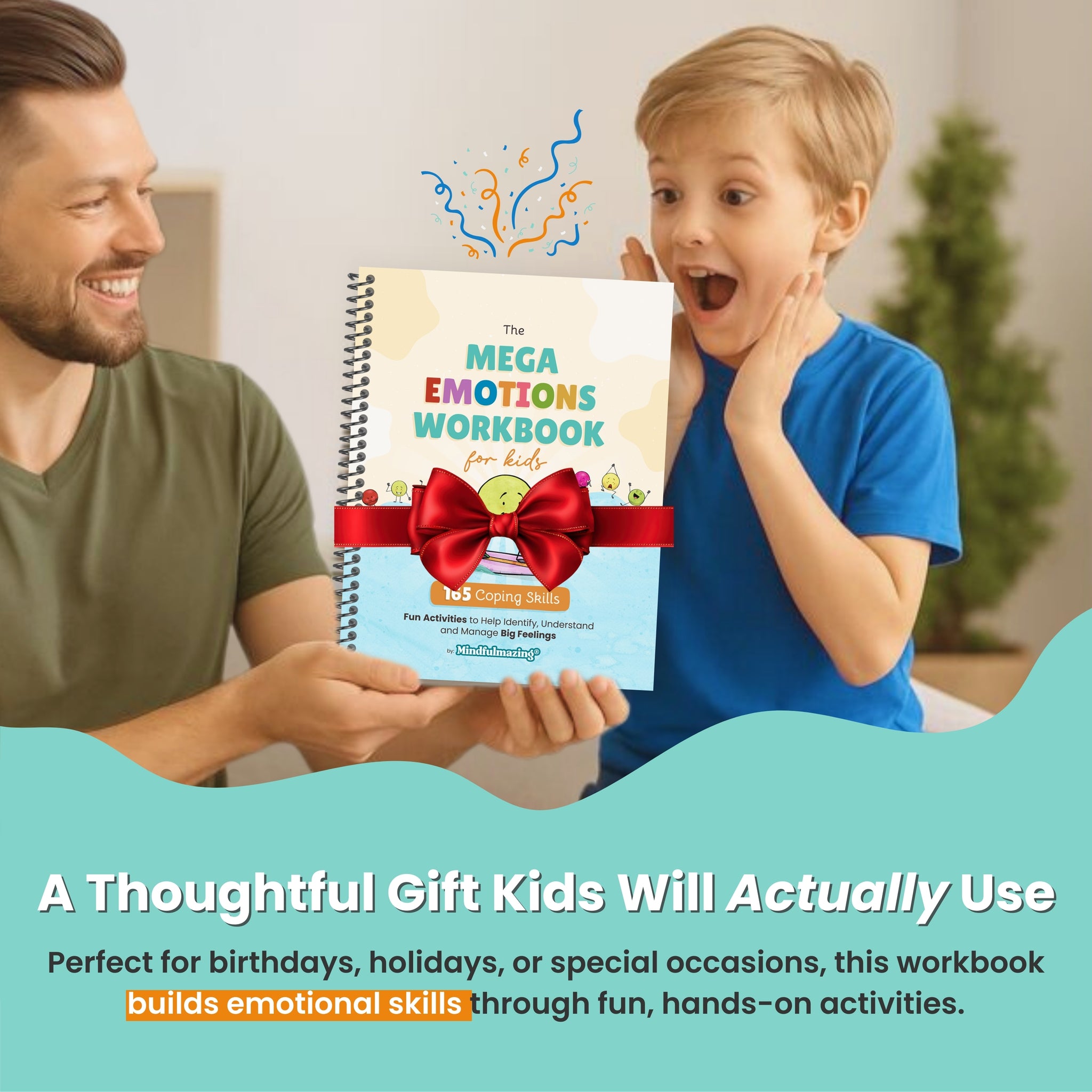 The Mega Emotions Workbook: Emotional Regulation Workbook for Kids (Ages 6–11)
