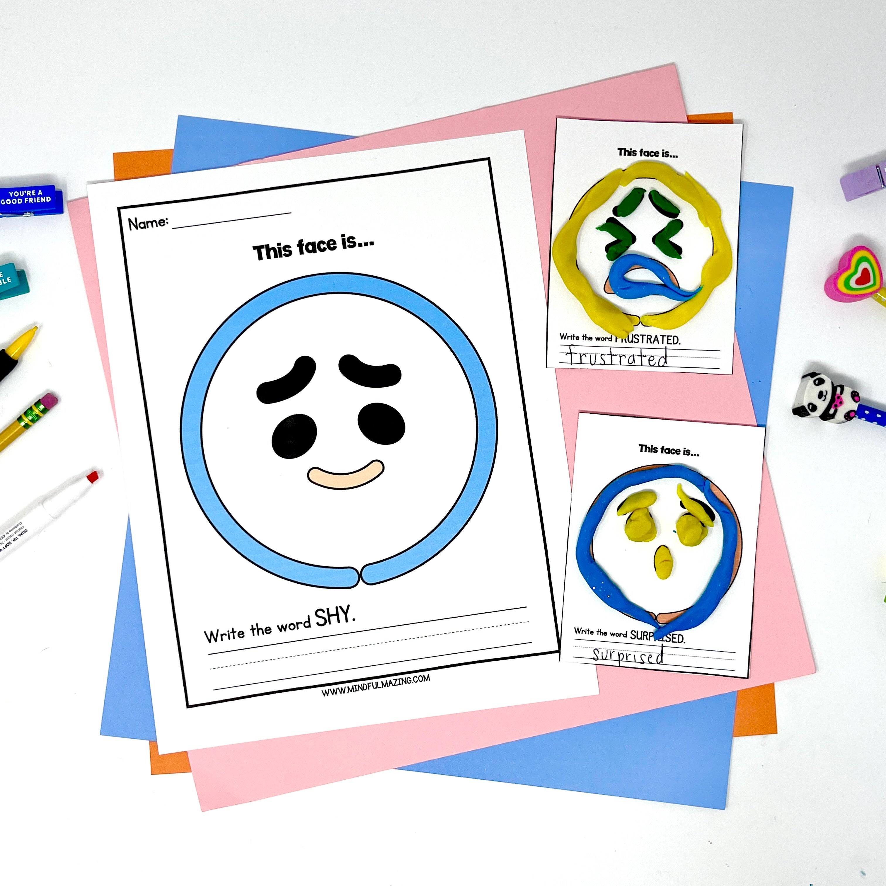 Emotions and Feelings Social Emotional Learning Unit (ages 3 - 8)
