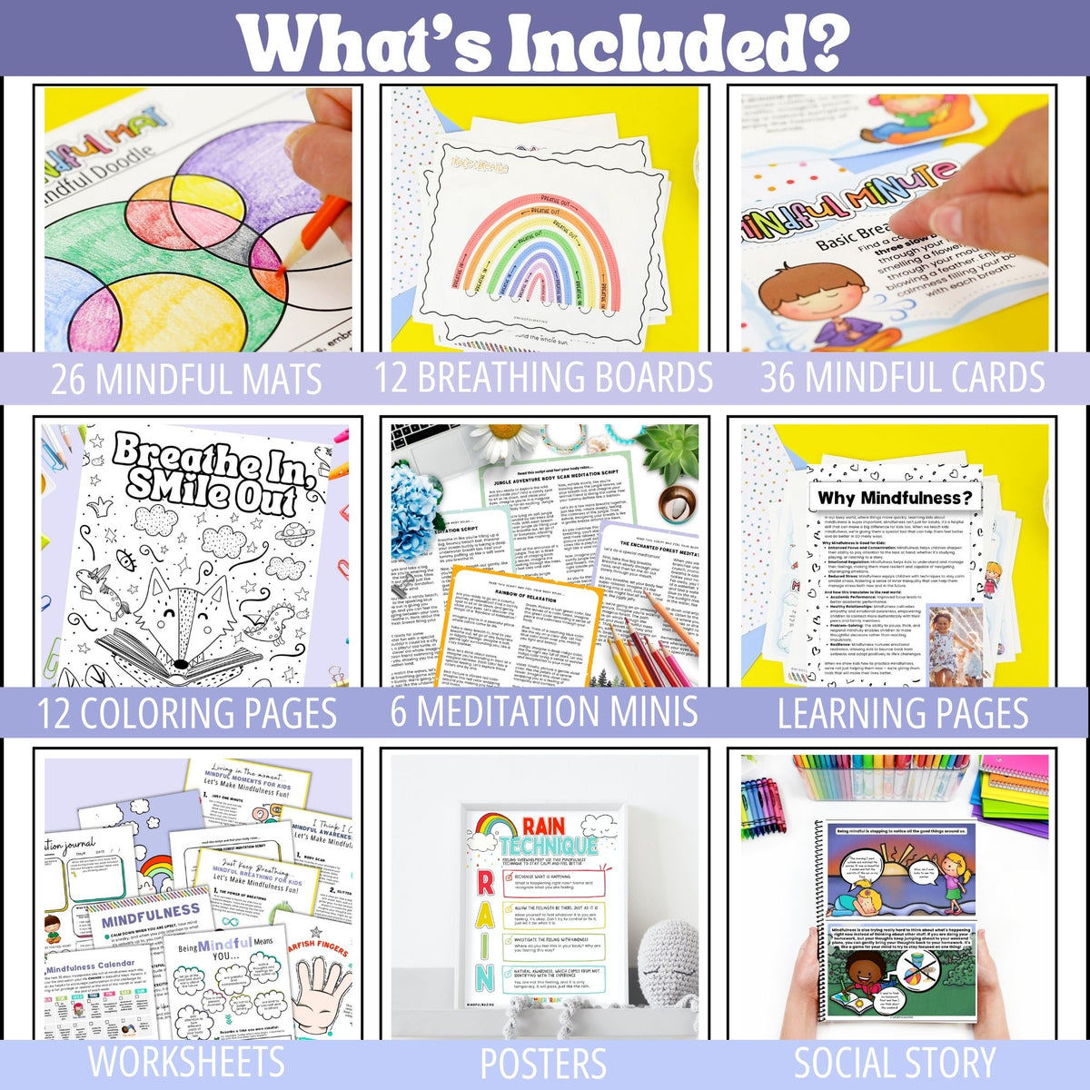 Mindfulness Mini Kit for Kids PDF (ages 4-11)