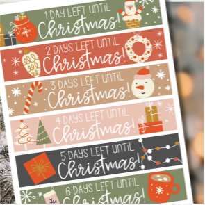 Christmas Countdown Paper Chain