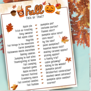Fall This or That
