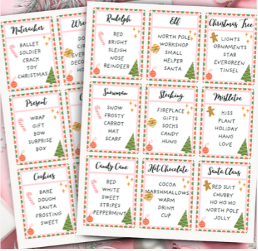 Christmas Taboo Game
