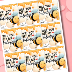 Bee You Valentine Cards