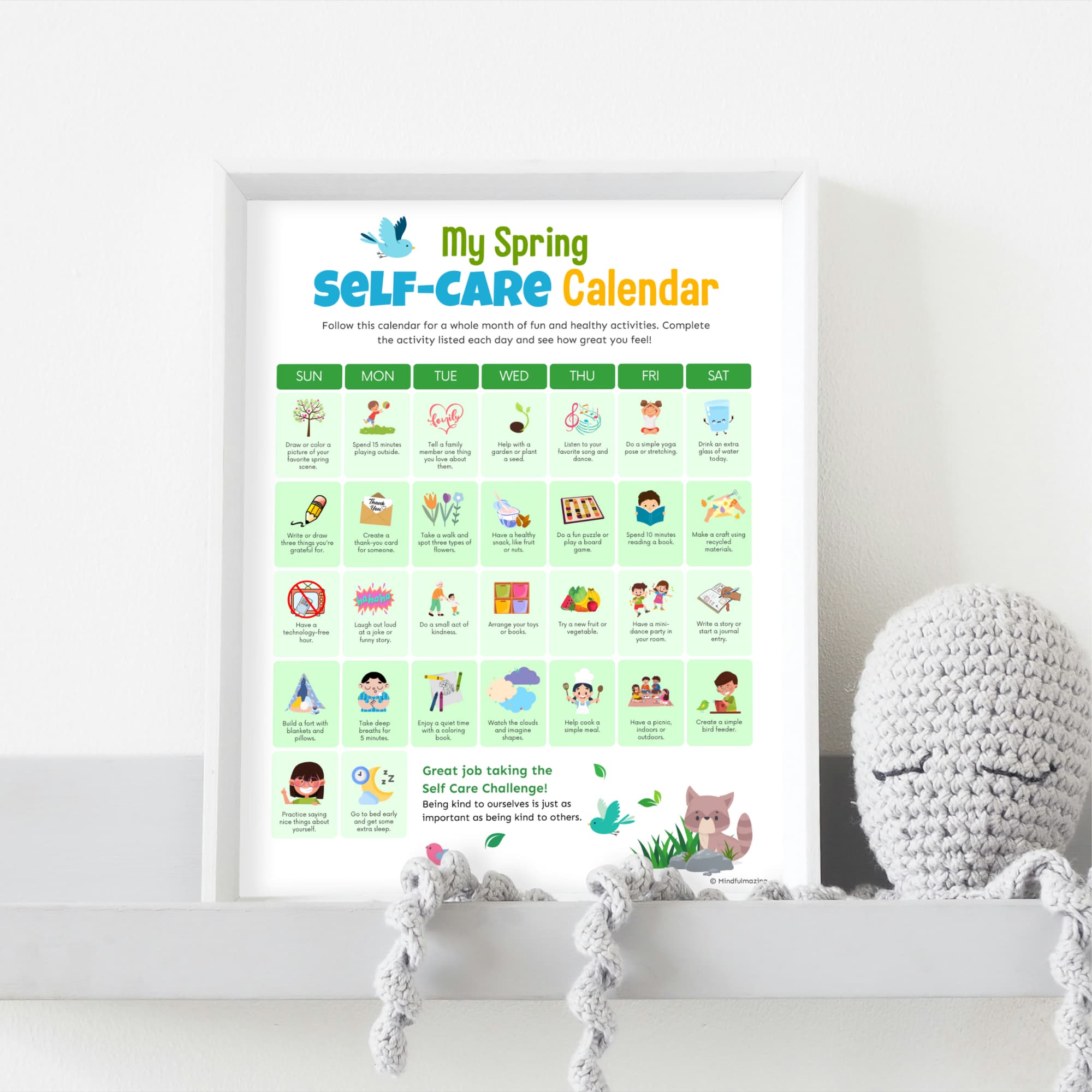 Self Care Calendar