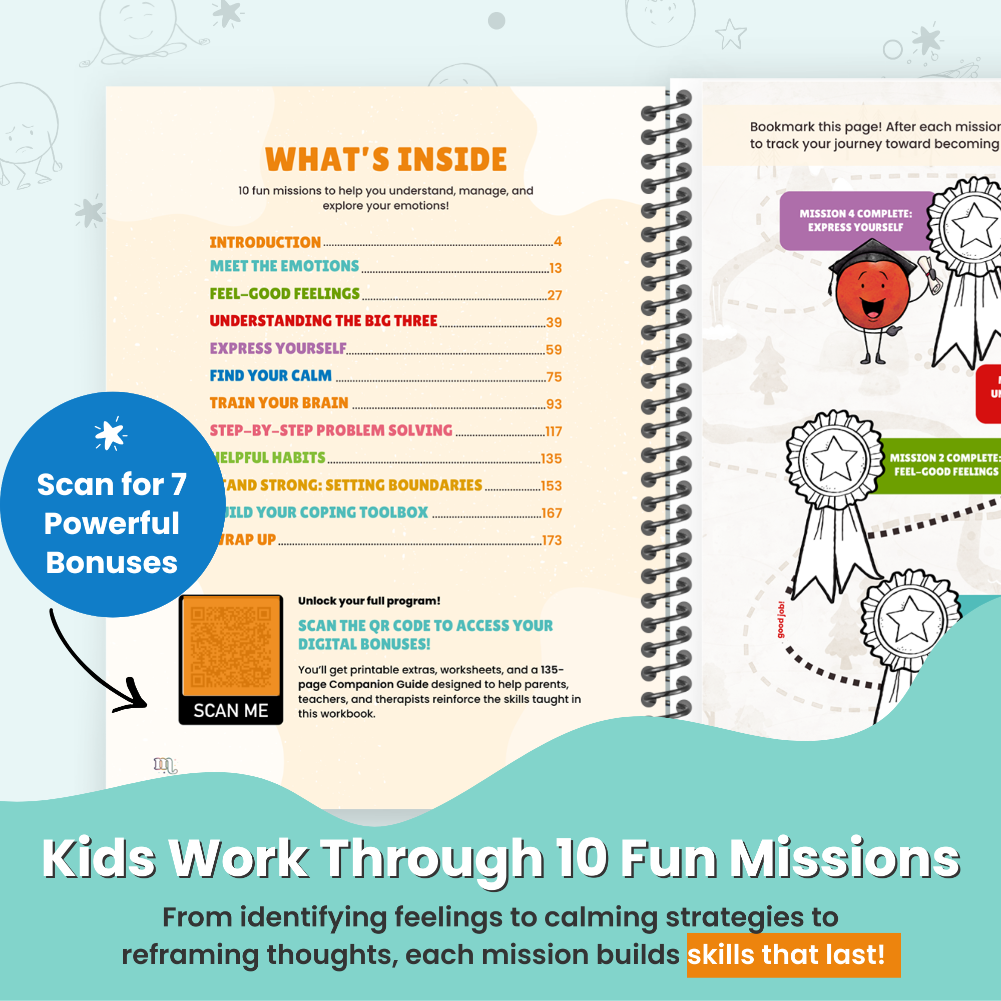 Kids Mega Emotions Bundle (Workbook + Guides + Bonus Tools)
