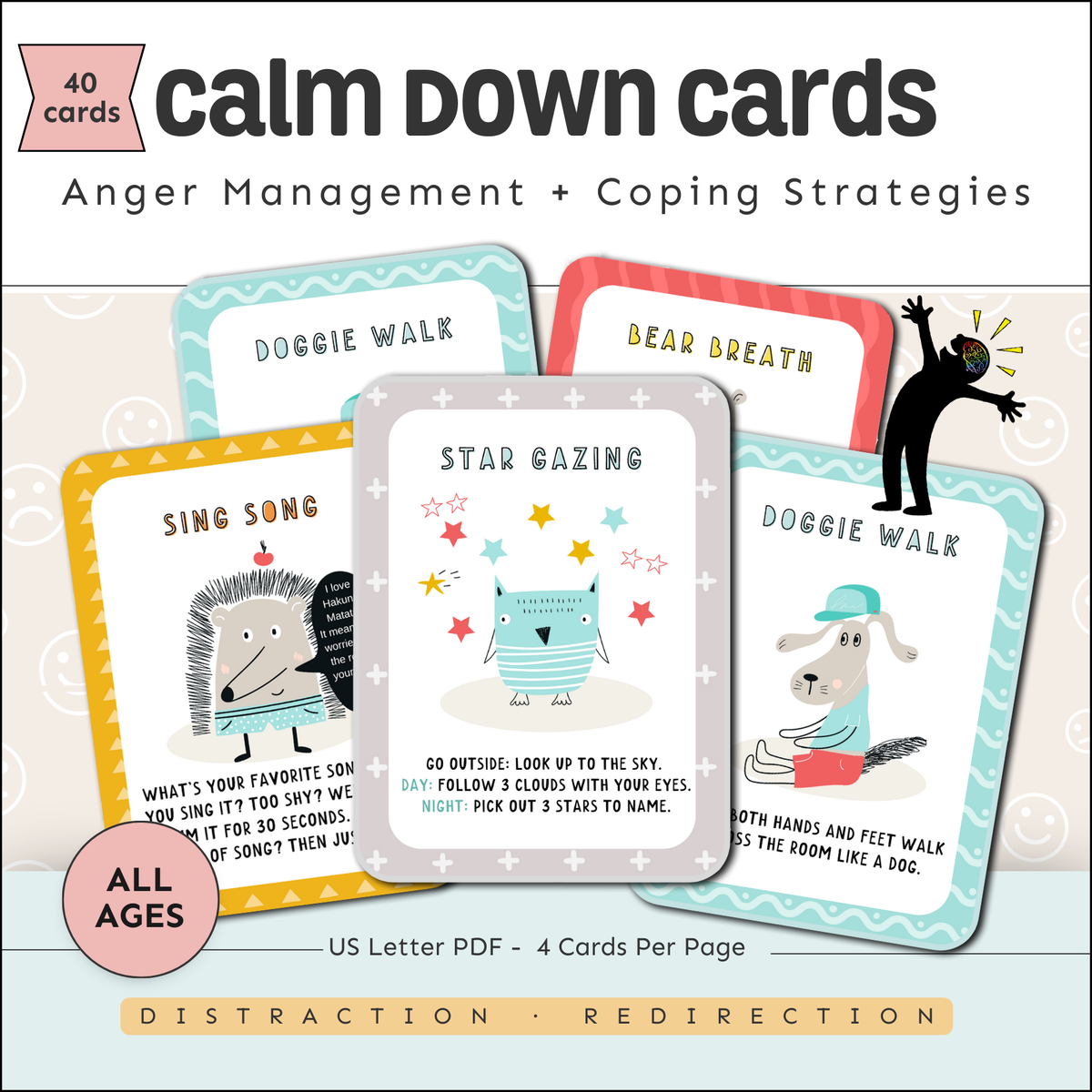 Calm Down Cards PDF (ages 2-10)