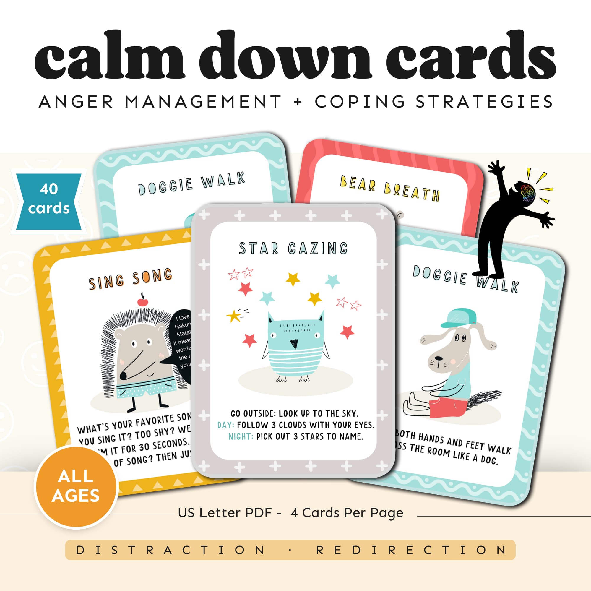 Calm Down Cards PDF (ages 2-10)