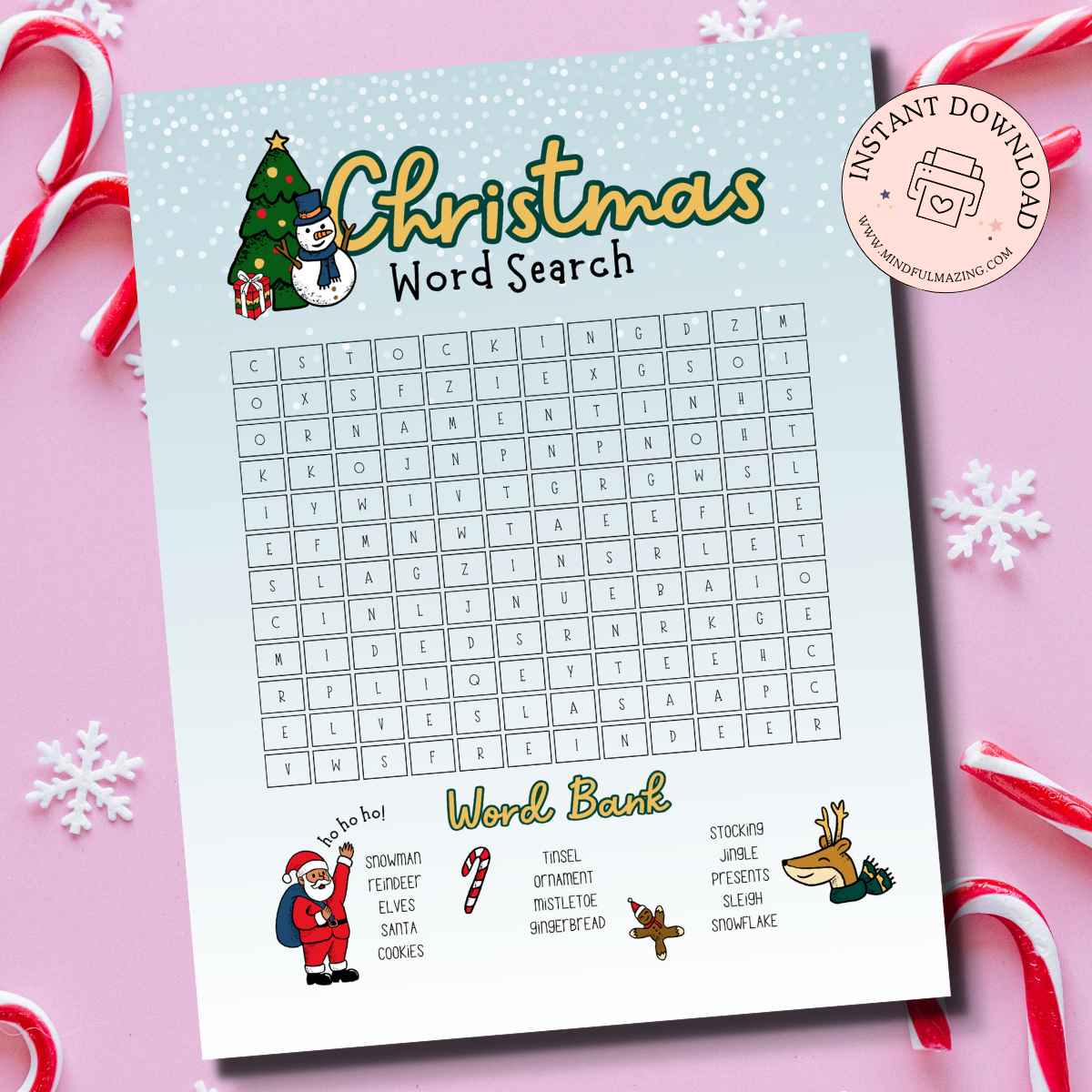 Christmas Word Search