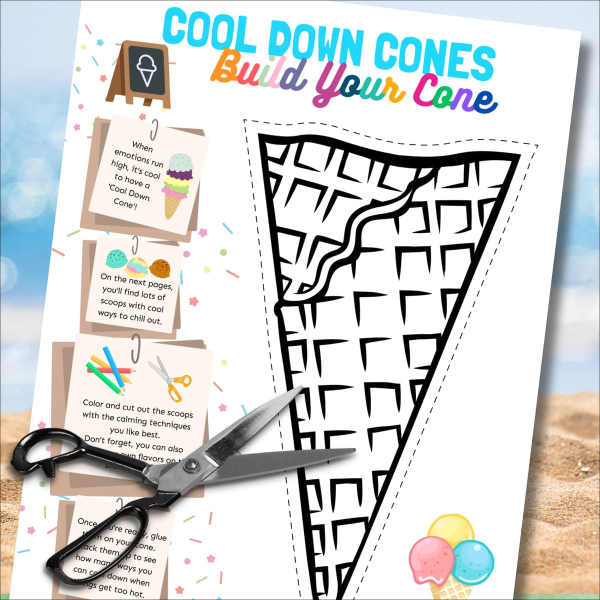 Cool Down Cones Coping Strategy