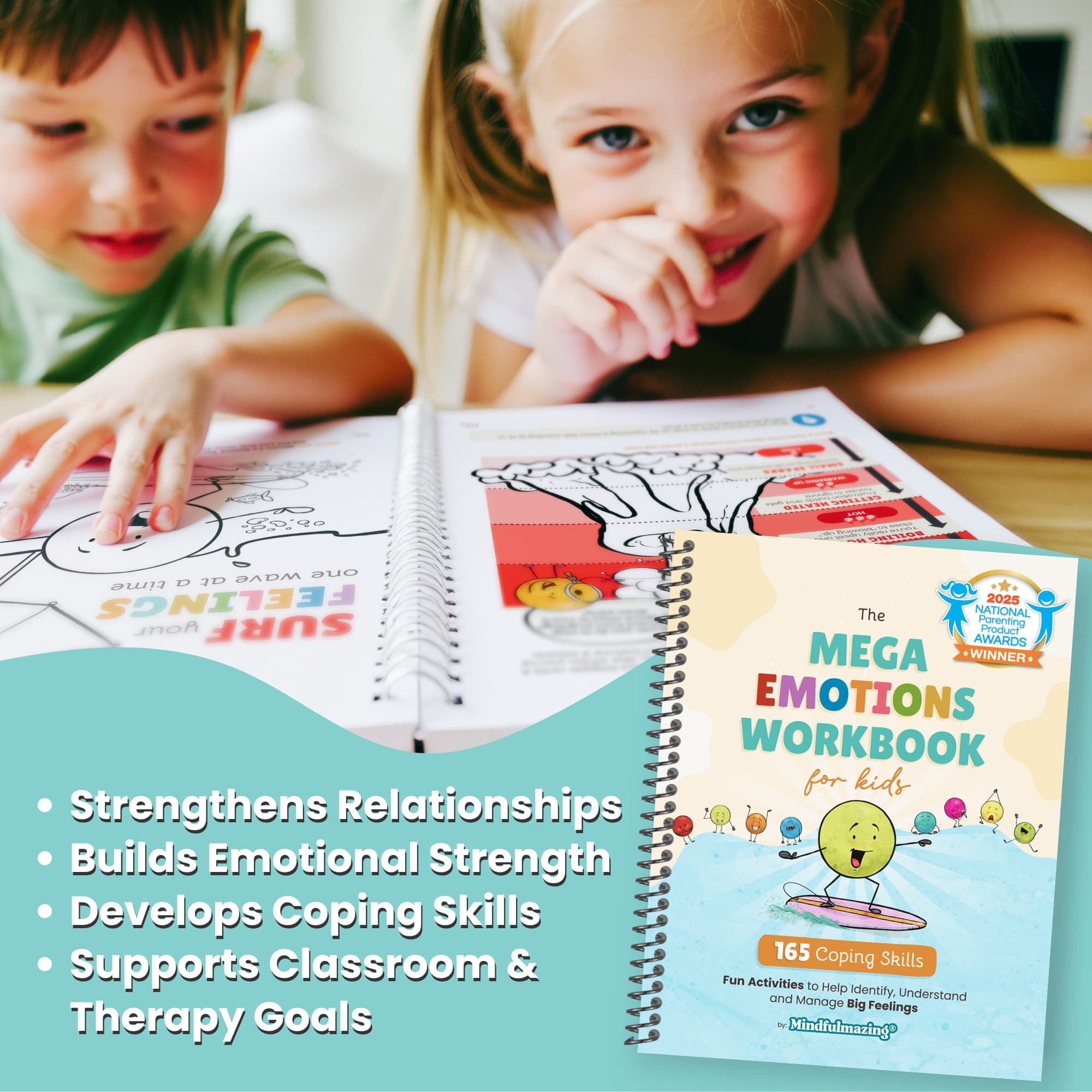 Kids Mega Emotions Workbook + Companion Guide + 4 Digital Bonuses