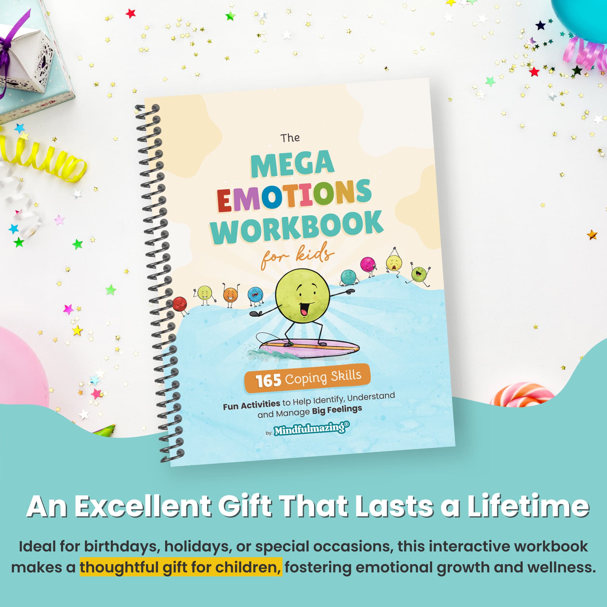 Kids Mega Emotions Workbook + Companion Guide + 4 Digital Bonuses