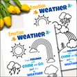 Weather Emotions Check In Chart & Worksheets