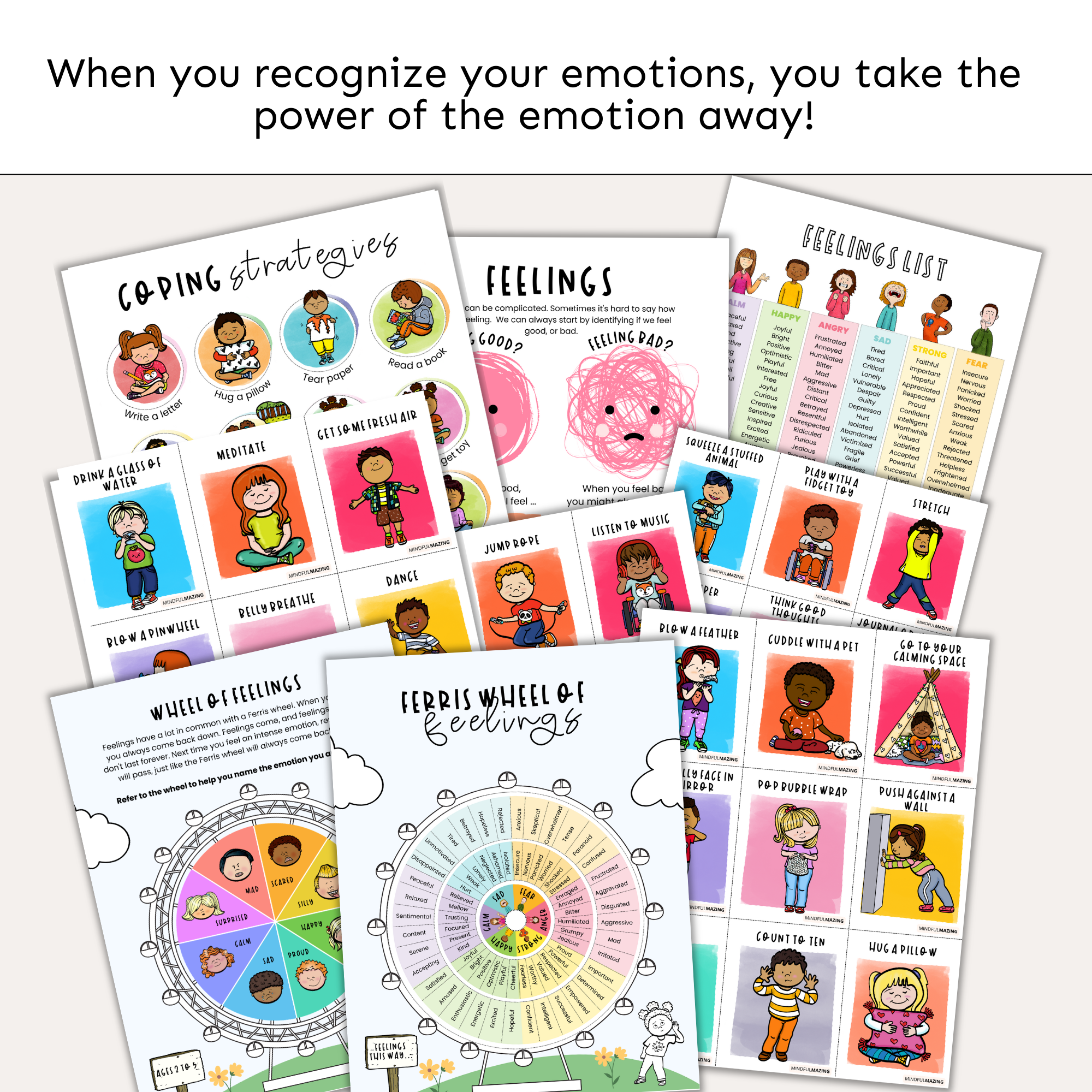 Feelings Check-In (PDF) Ages 2 and Up!