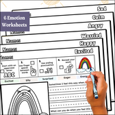 Weather Emotions Check In Chart & Worksheets