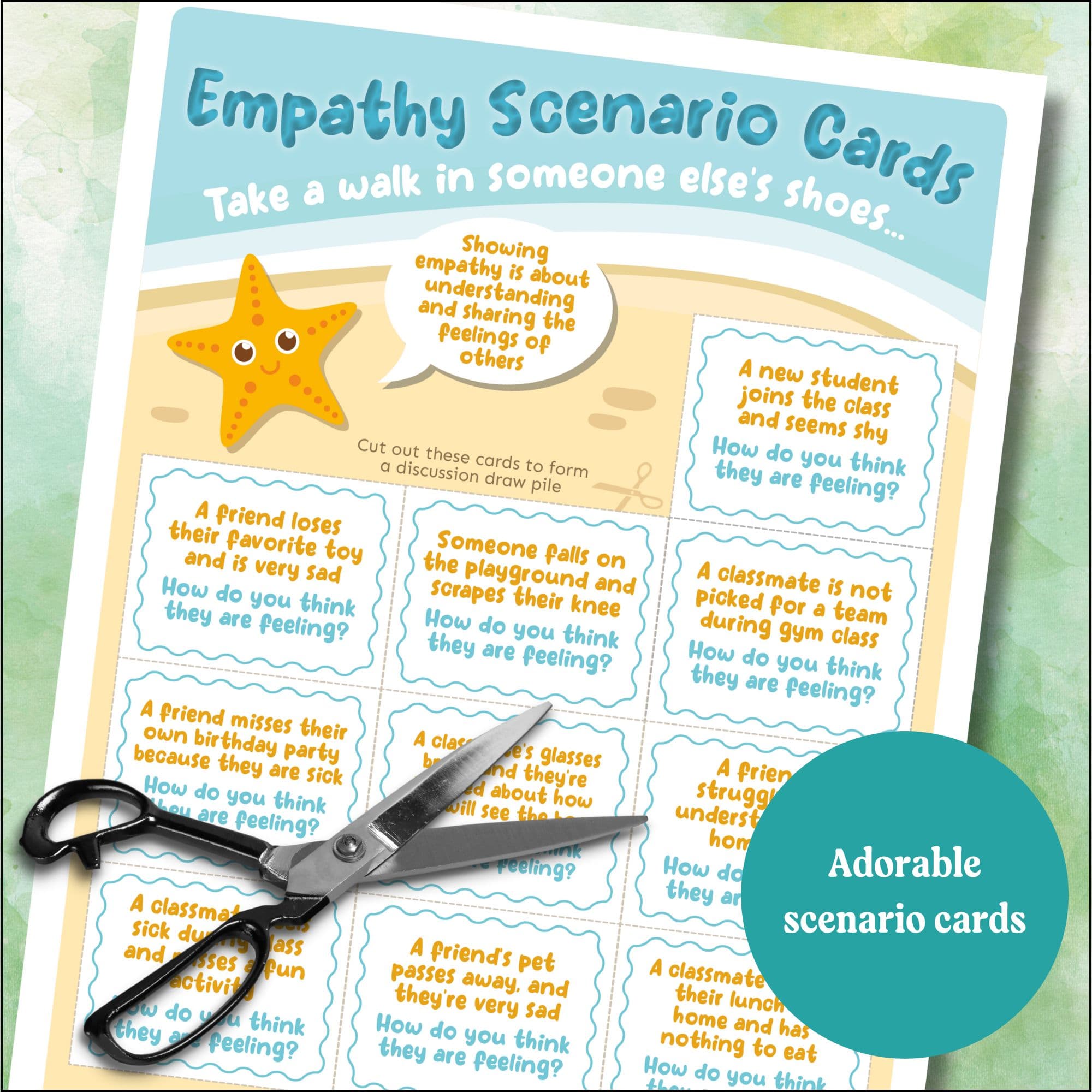 Summer Flip Flop Empathy Activities