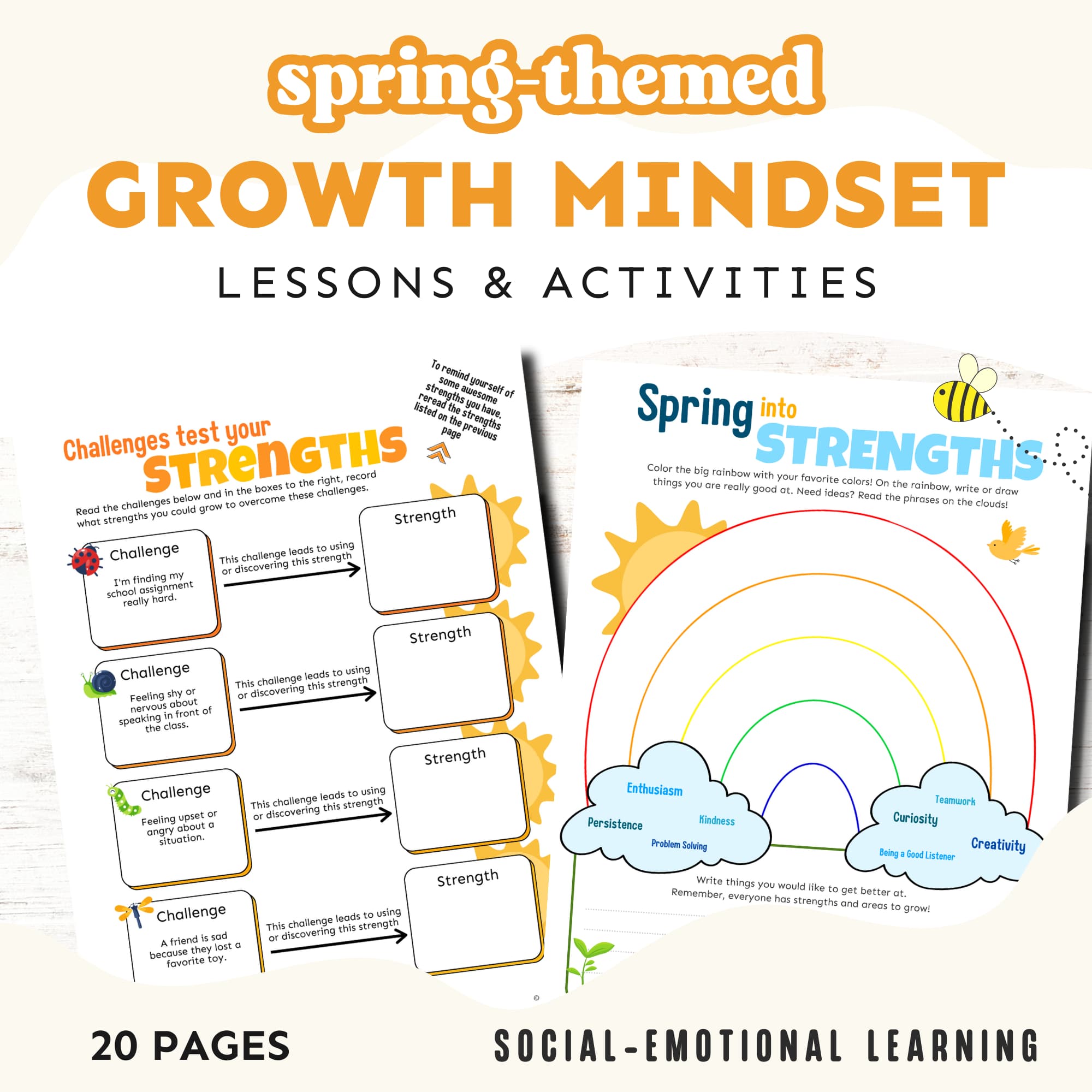 Spring Growth Mindset Activities