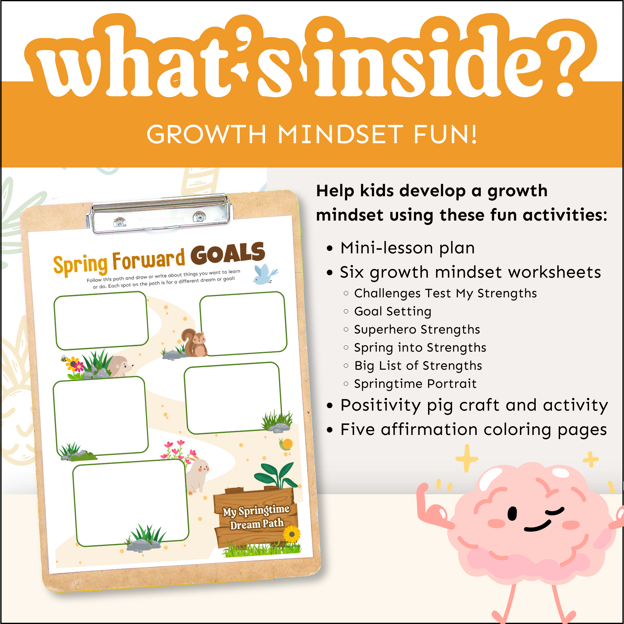 Spring Growth Mindset Activities