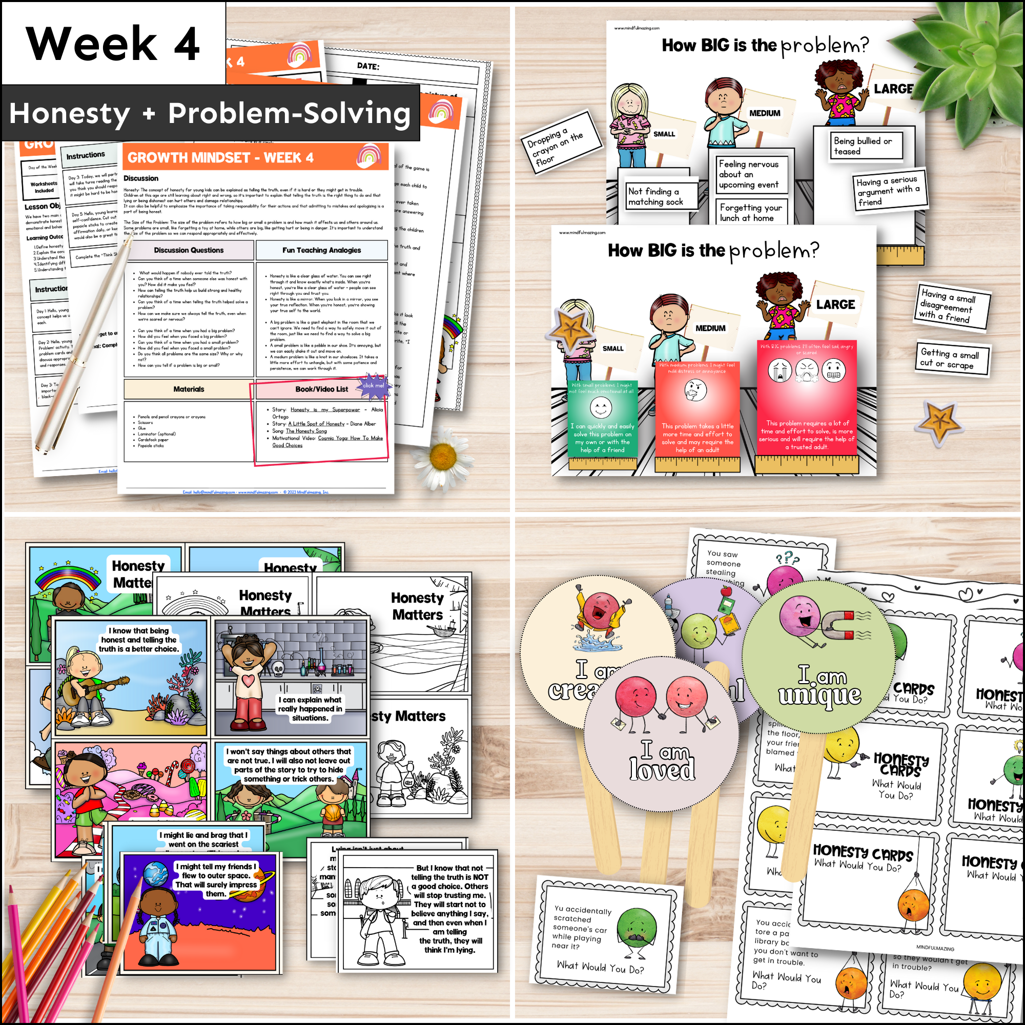 Growth Mindset Social Emotional Learning Unit (ages 3 - 8)