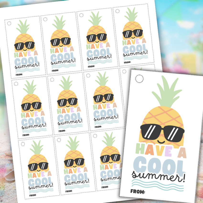 End of School Year Gift Tags