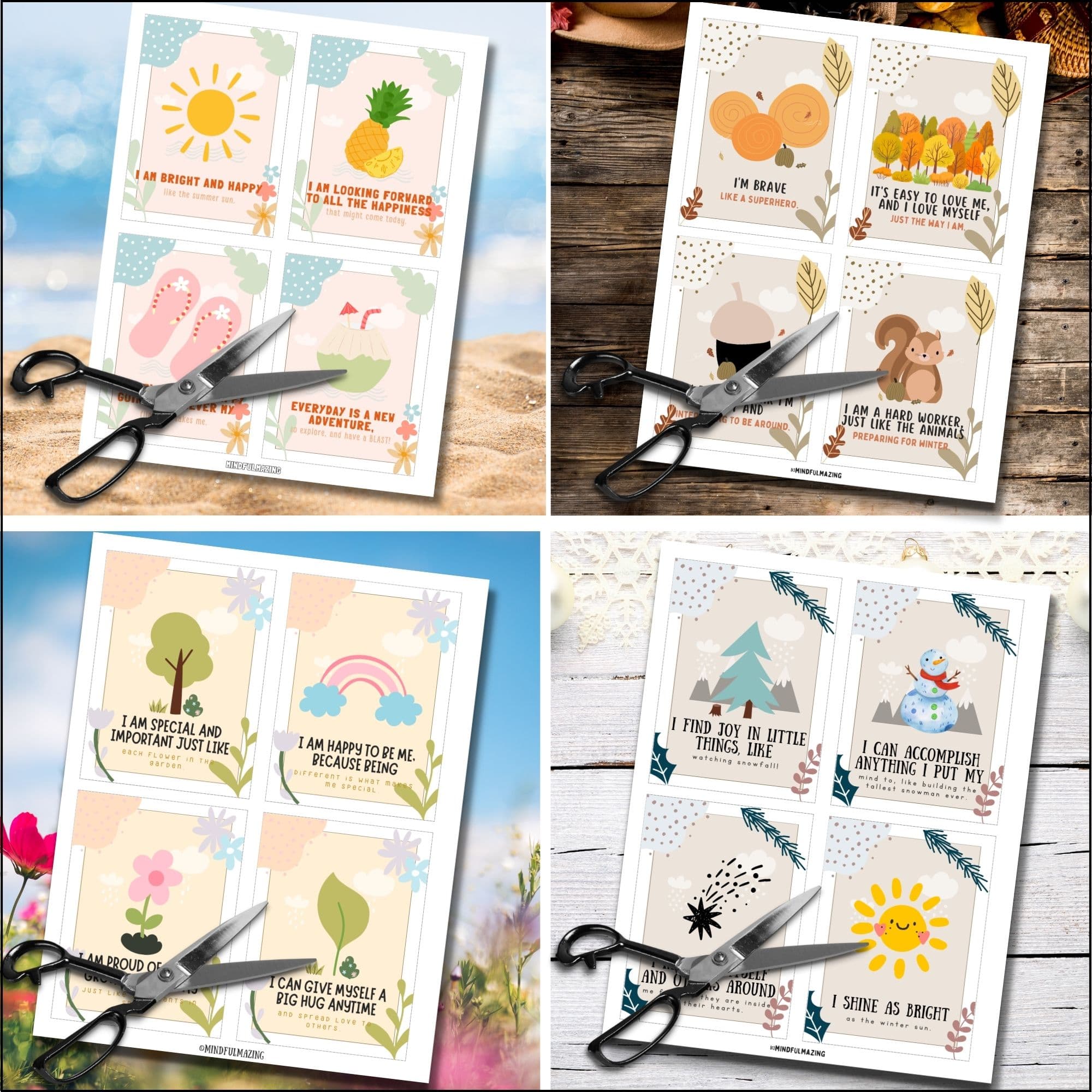 Affirmation Cards Mega Seasonal Bundle