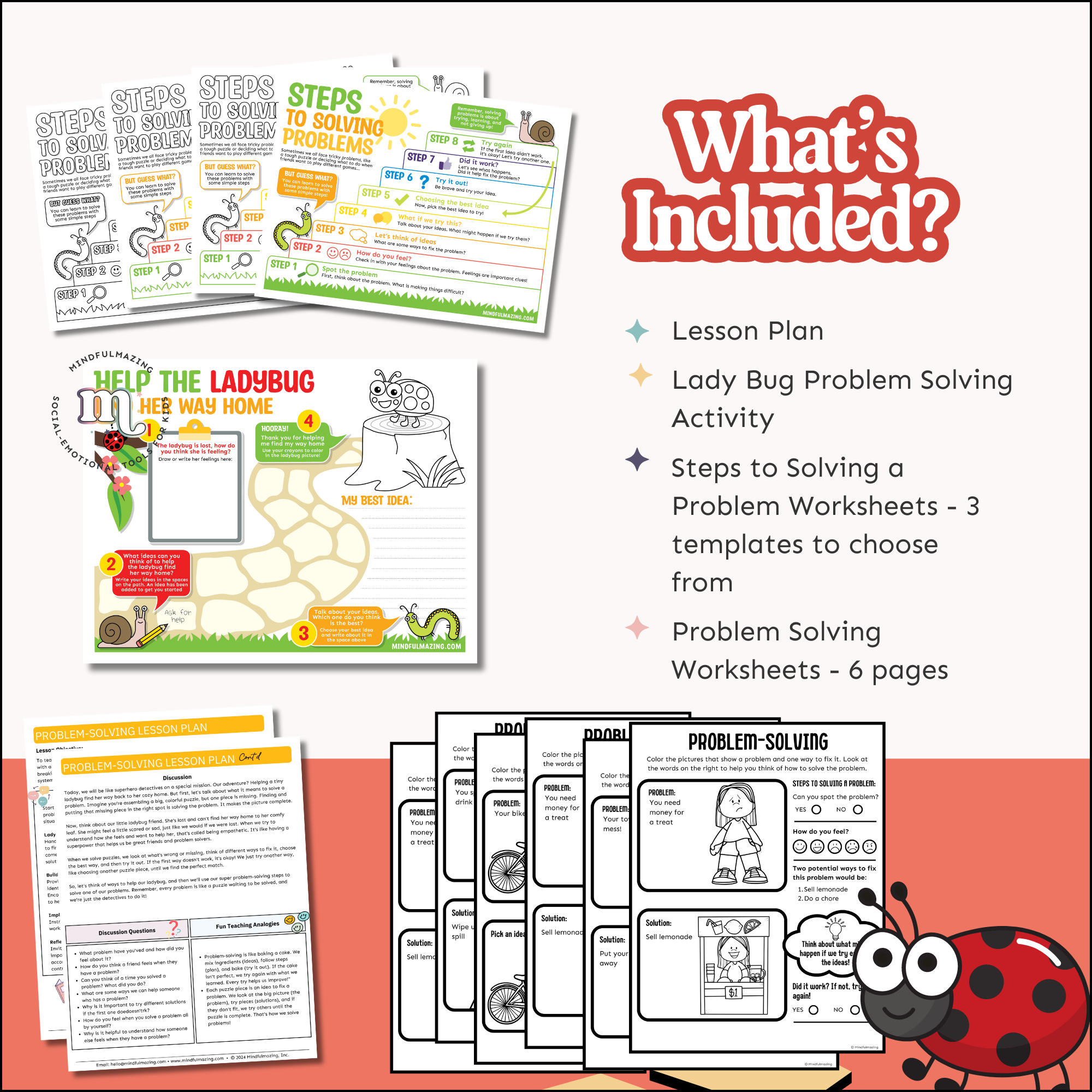 Problem Solving Poster + Activities