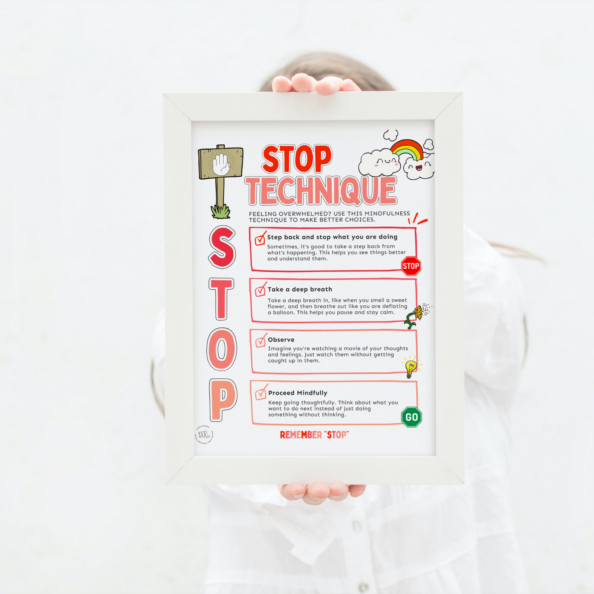 STOP & Rain Technique Posters