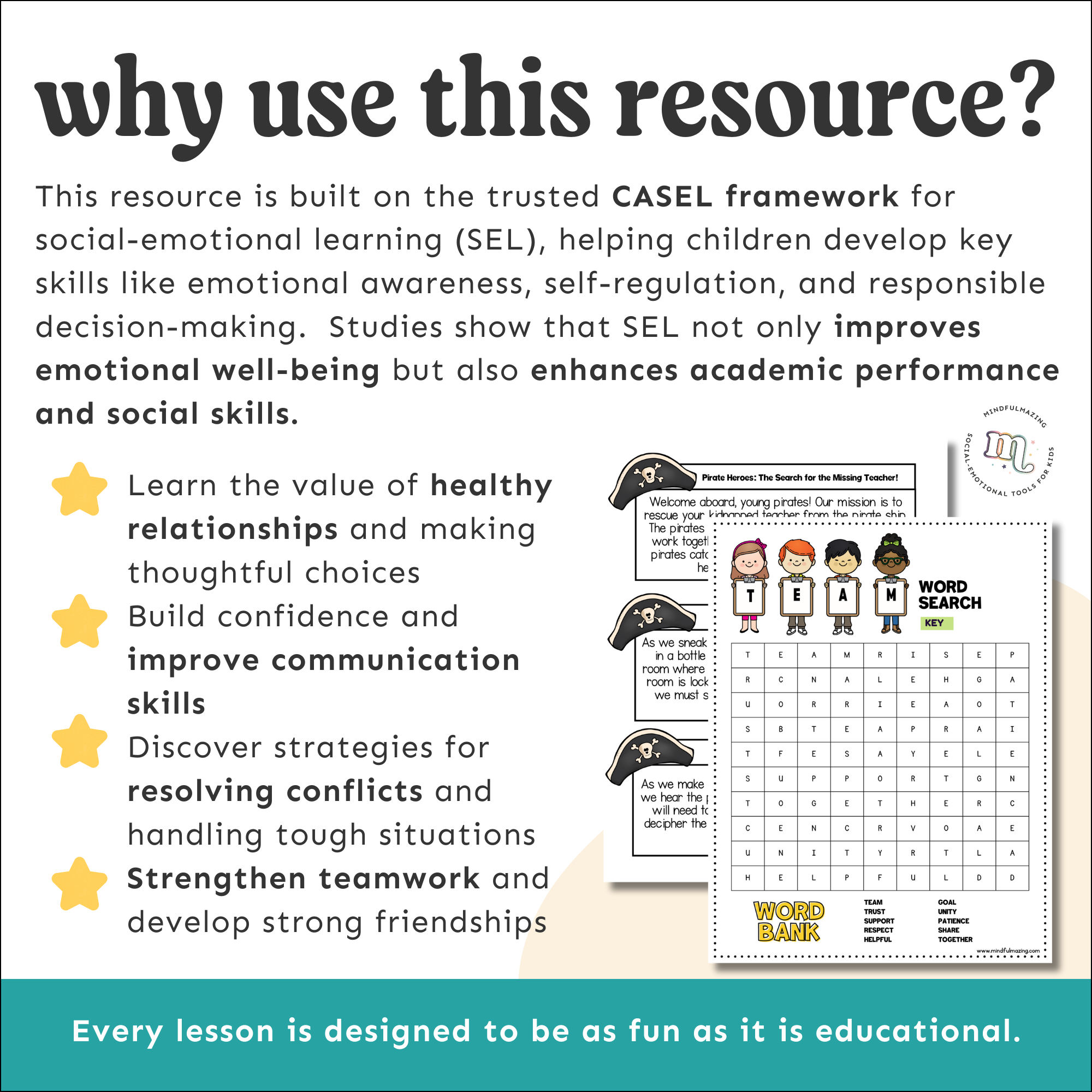 Relationships Social-Emotional Learning Unit (ages 3 - 8)