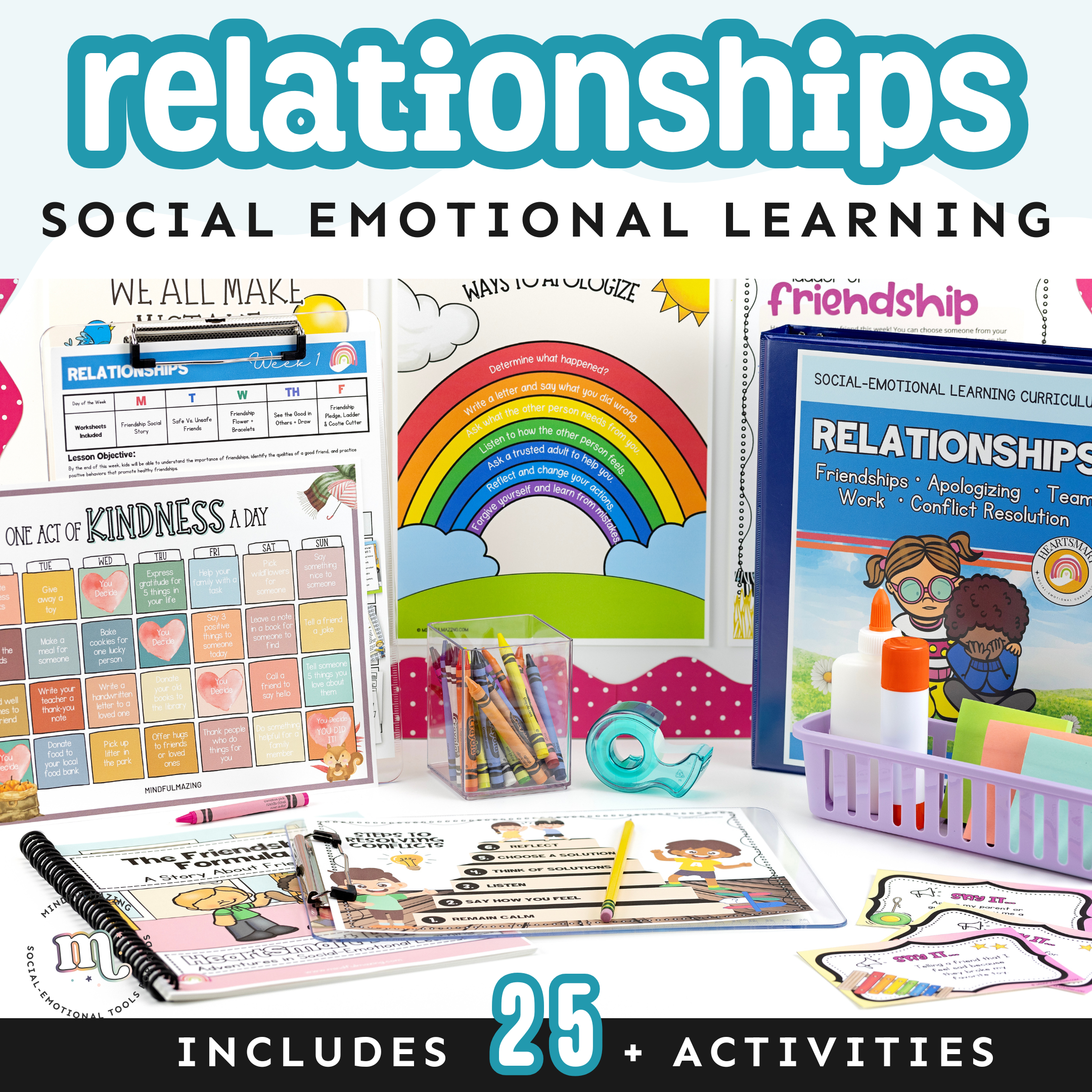 Relationships Social-Emotional Learning Unit (ages 3 - 8)