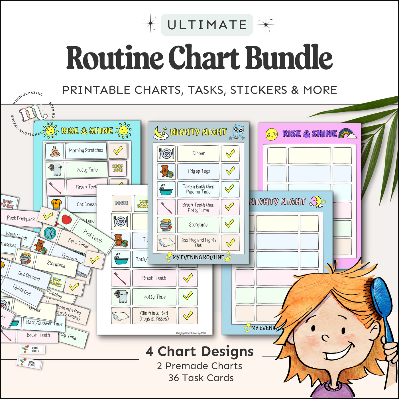 Routine Charts For Kids PDF (ages 2-10)