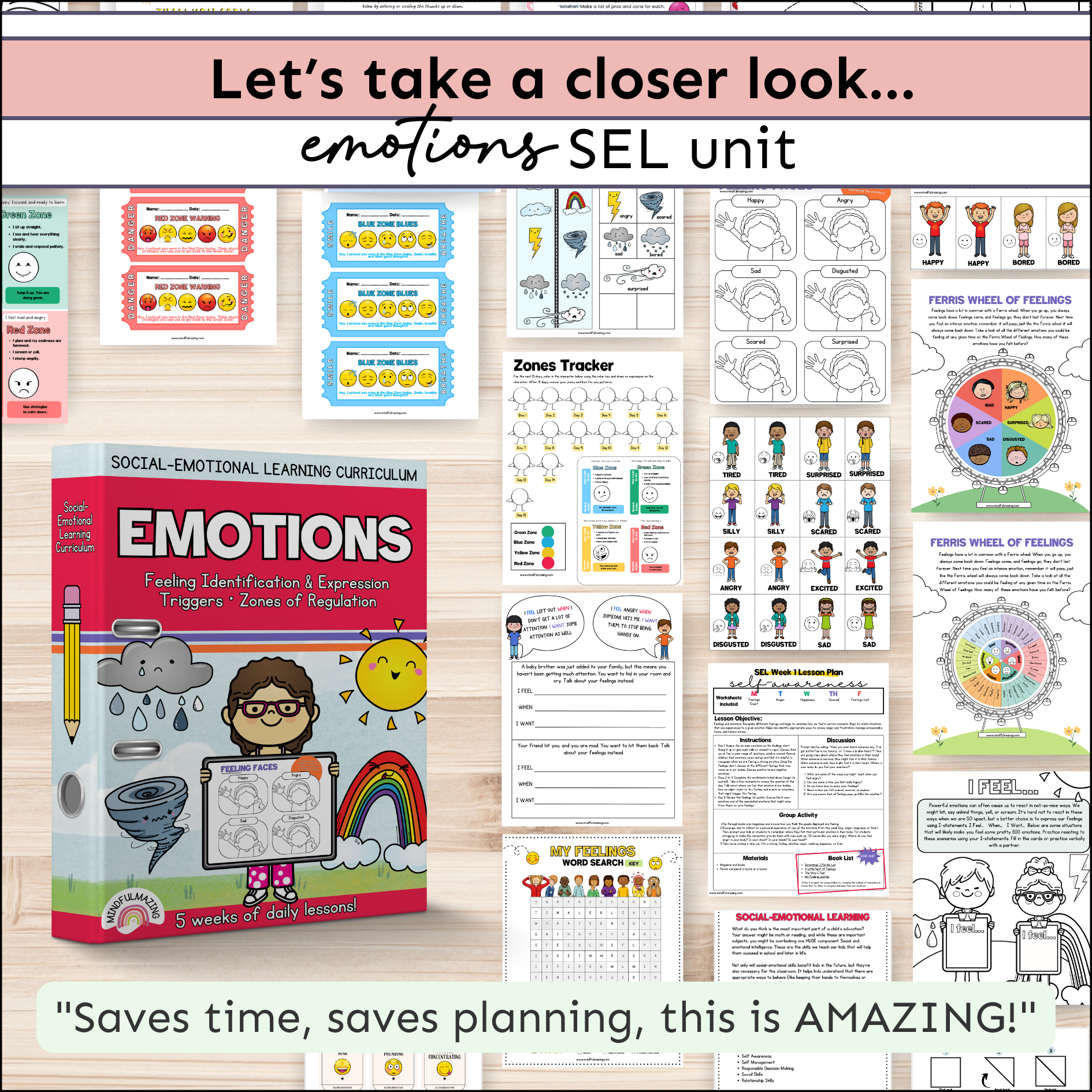 Emotions and Feelings Social Emotional Learning Unit (ages 3 - 8)